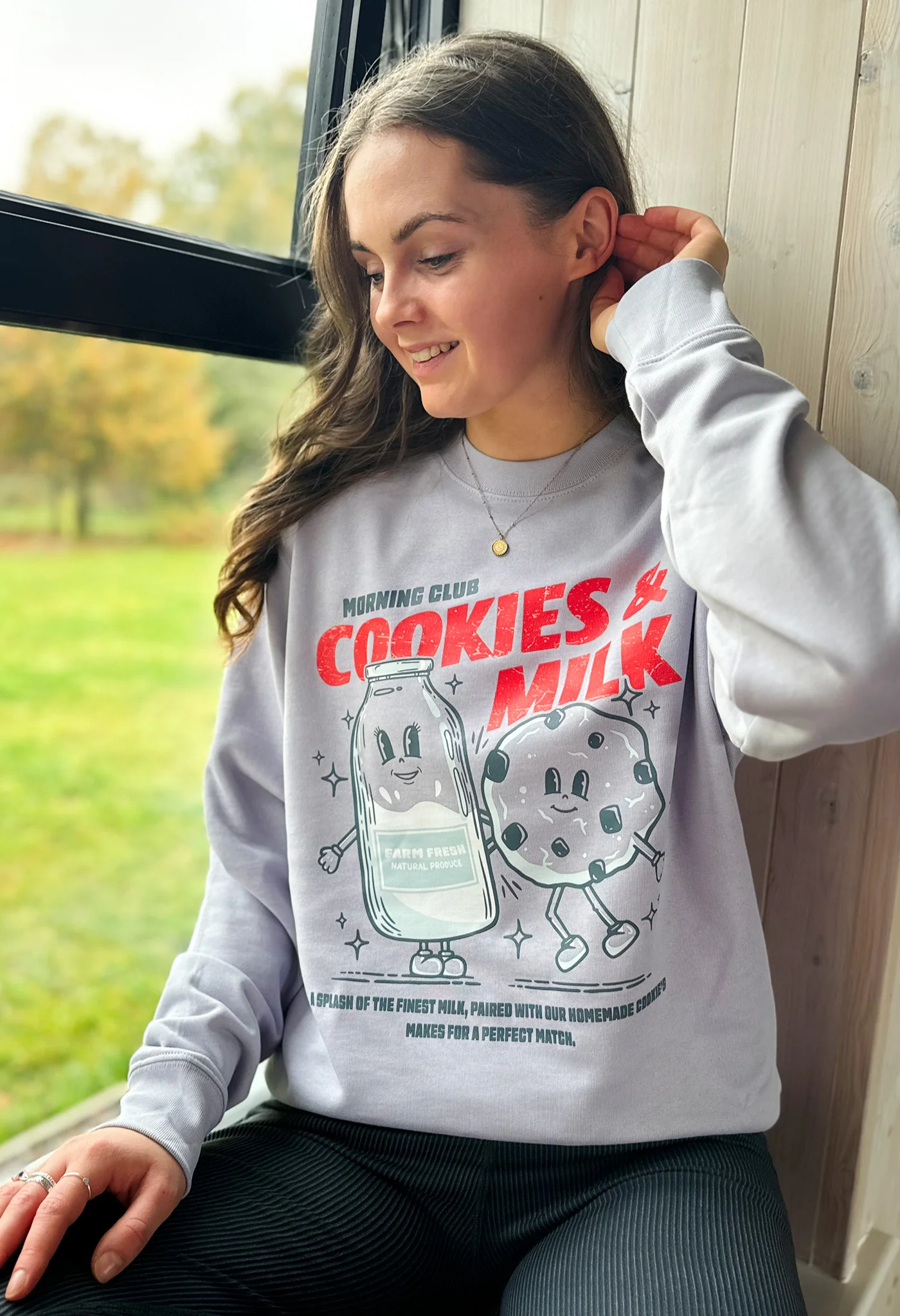 Cookies & Milk Organic Cotton Sweatshirt - Image 3