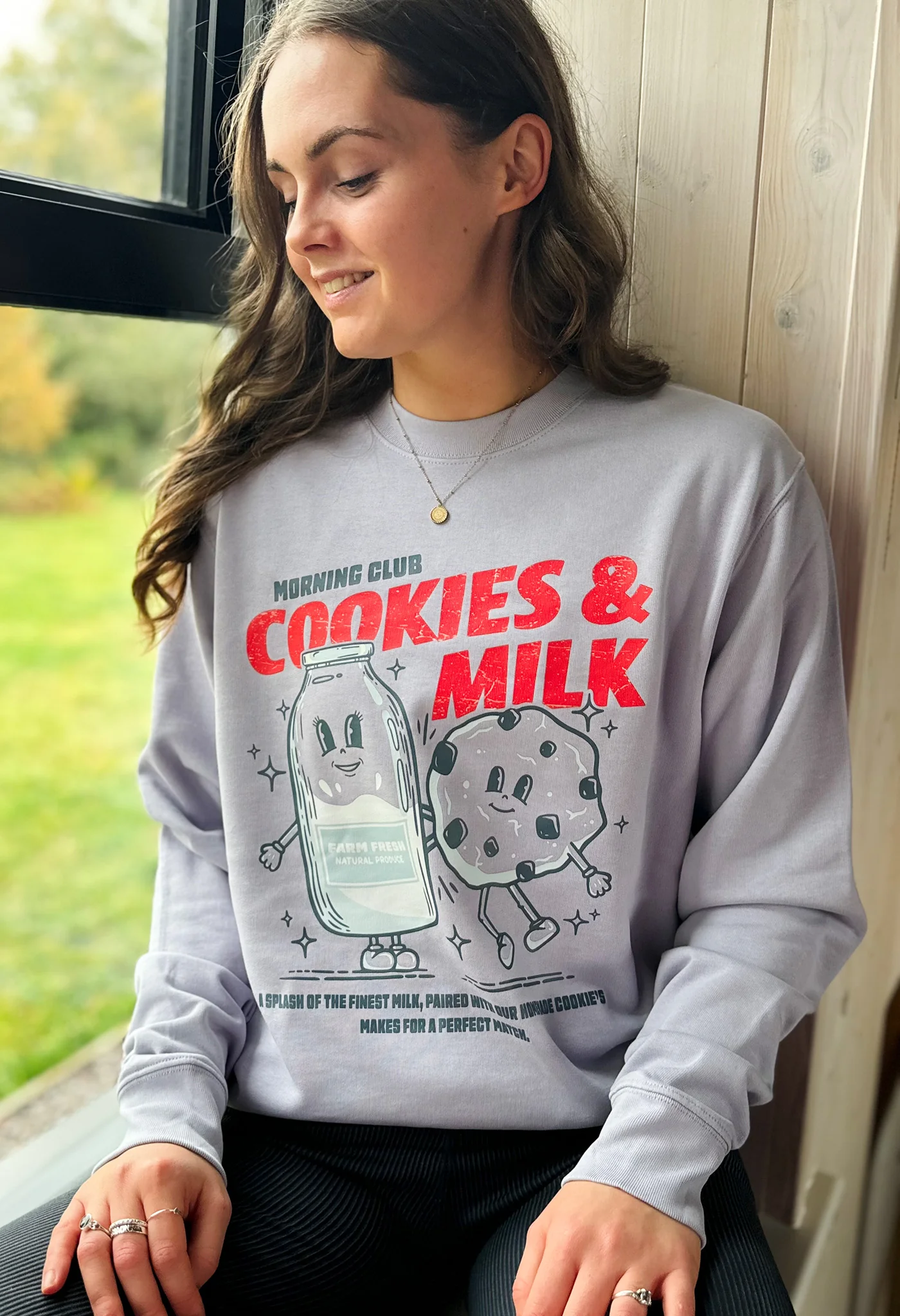Cookies & Milk Organic Cotton Sweatshirt - Image 4