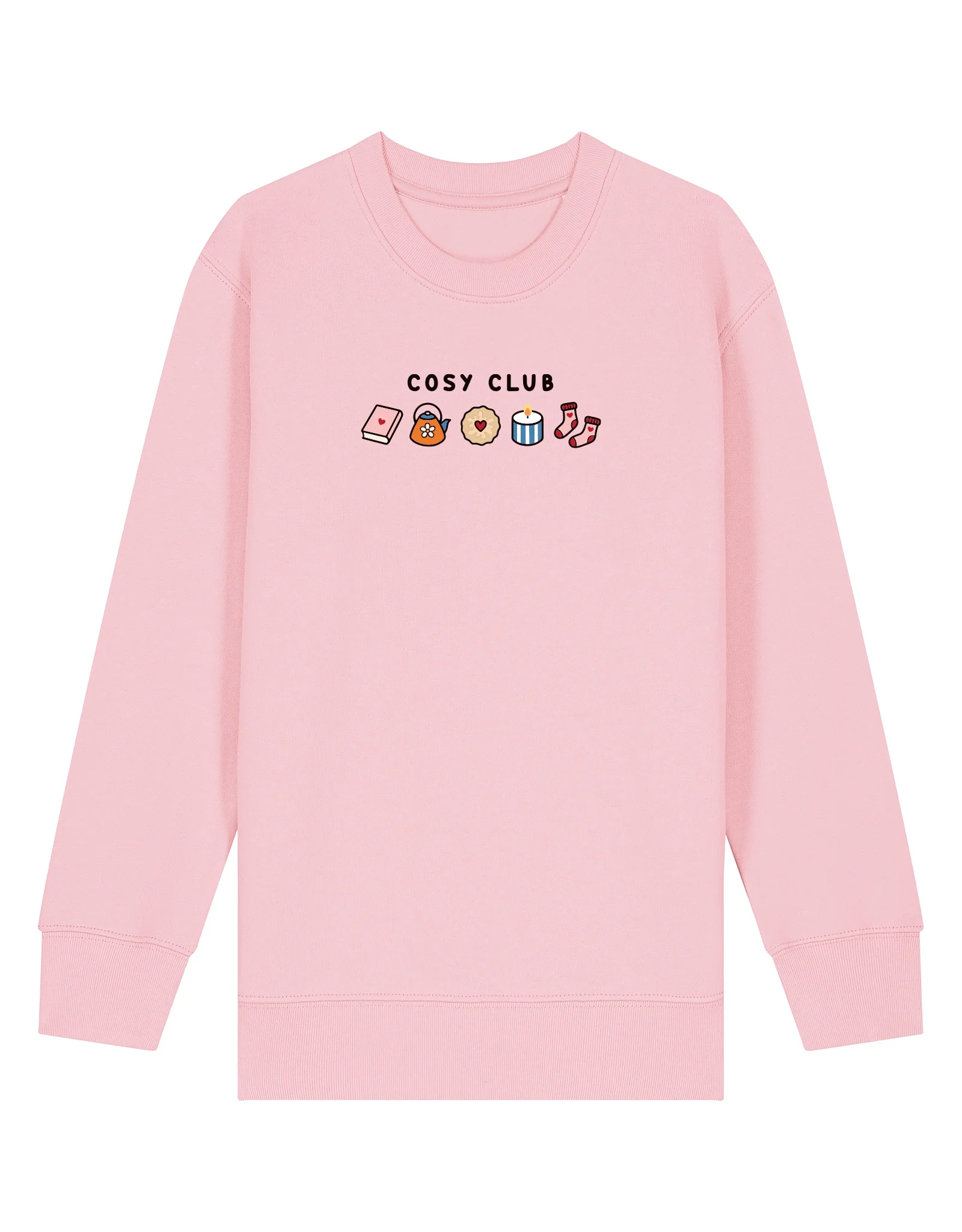Cosy Club Embroidered Organic Cotton Childrens Sweatshirt - Image 4