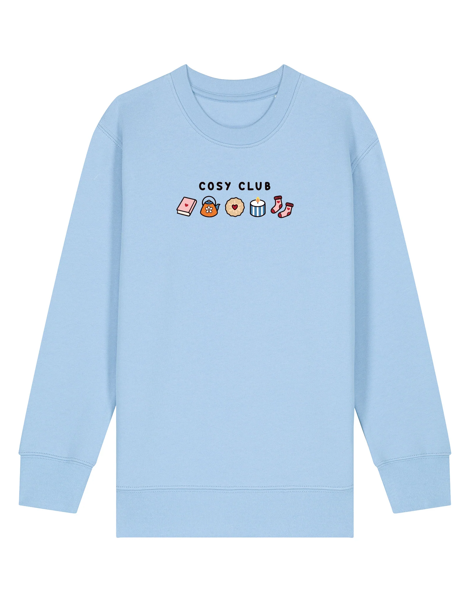 Cosy Club Embroidered Organic Cotton Childrens Sweatshirt - Image 8