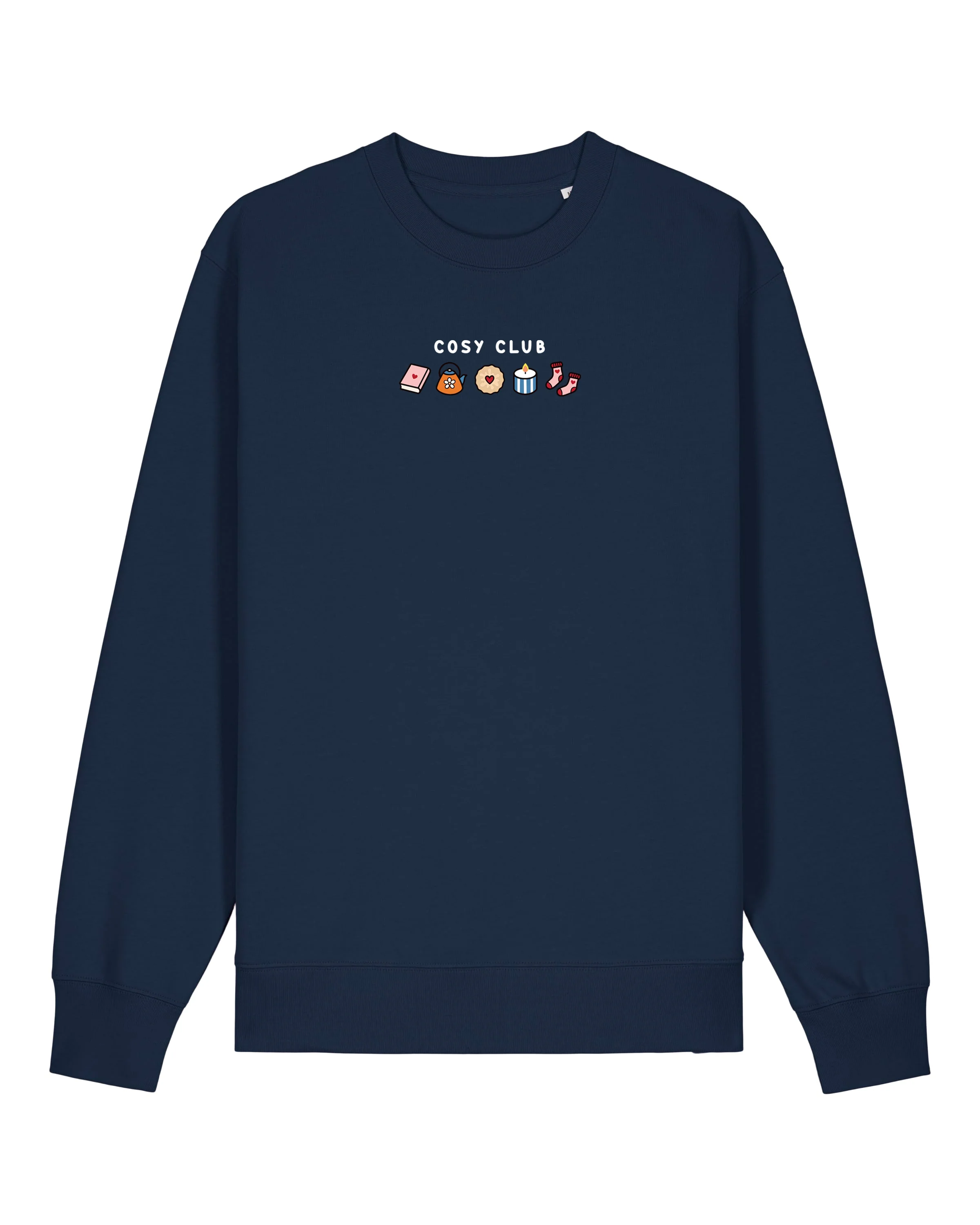 Cosy Club Embroidered Organic Cotton Sweatshirt - Image 5