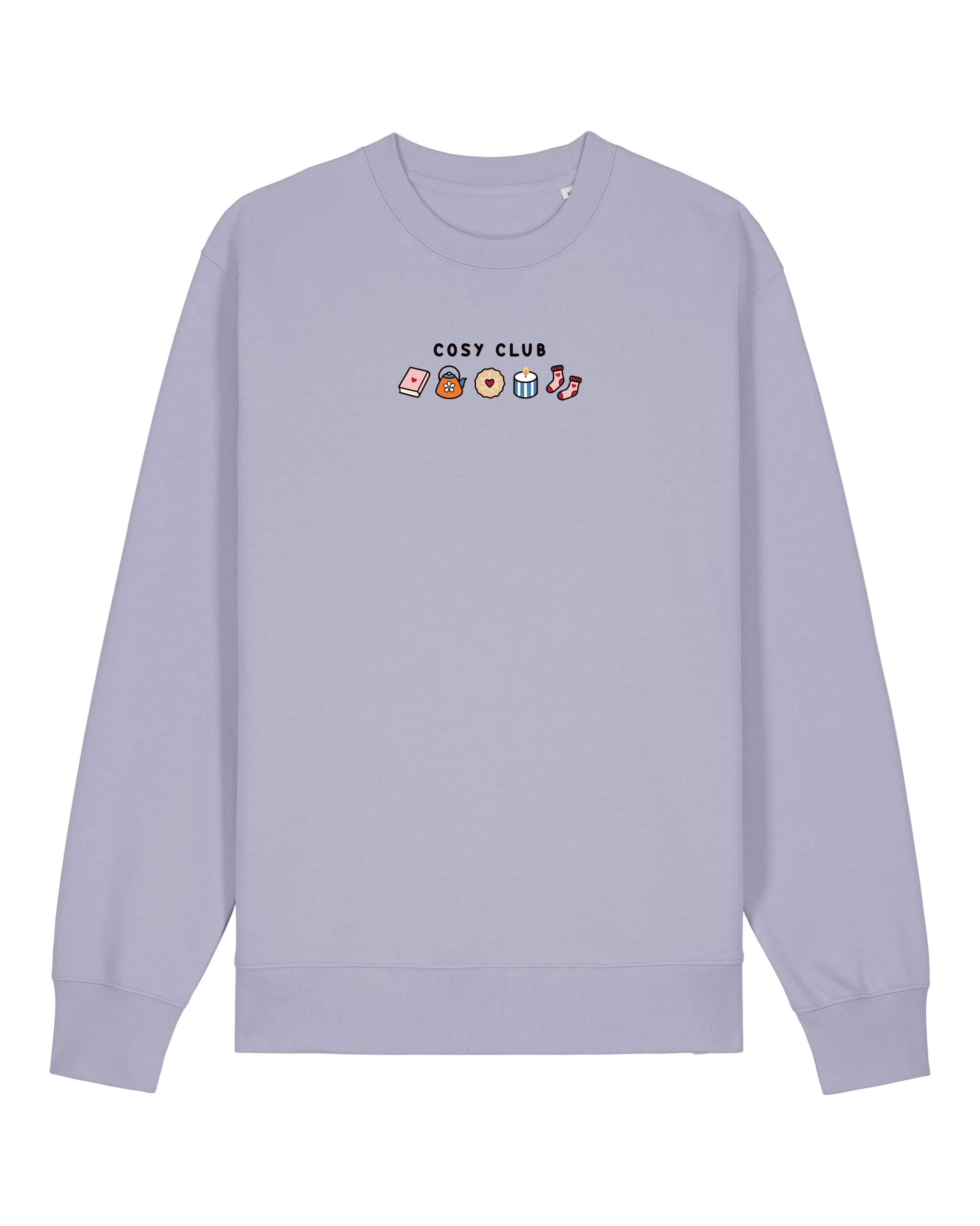 Cosy Club Embroidered Organic Cotton Sweatshirt - Image 6