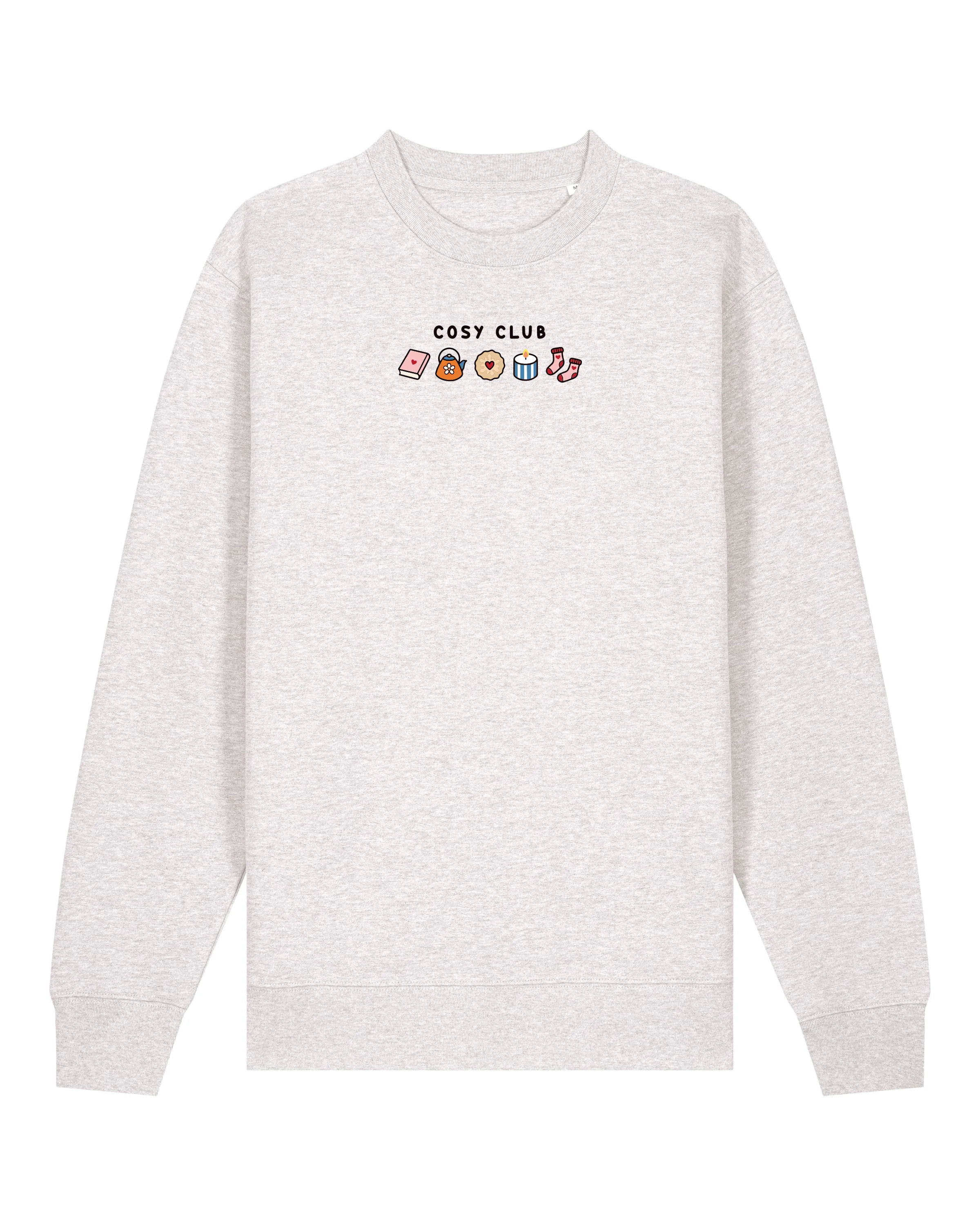 Cosy Club Embroidered Organic Cotton Sweatshirt - Image 8