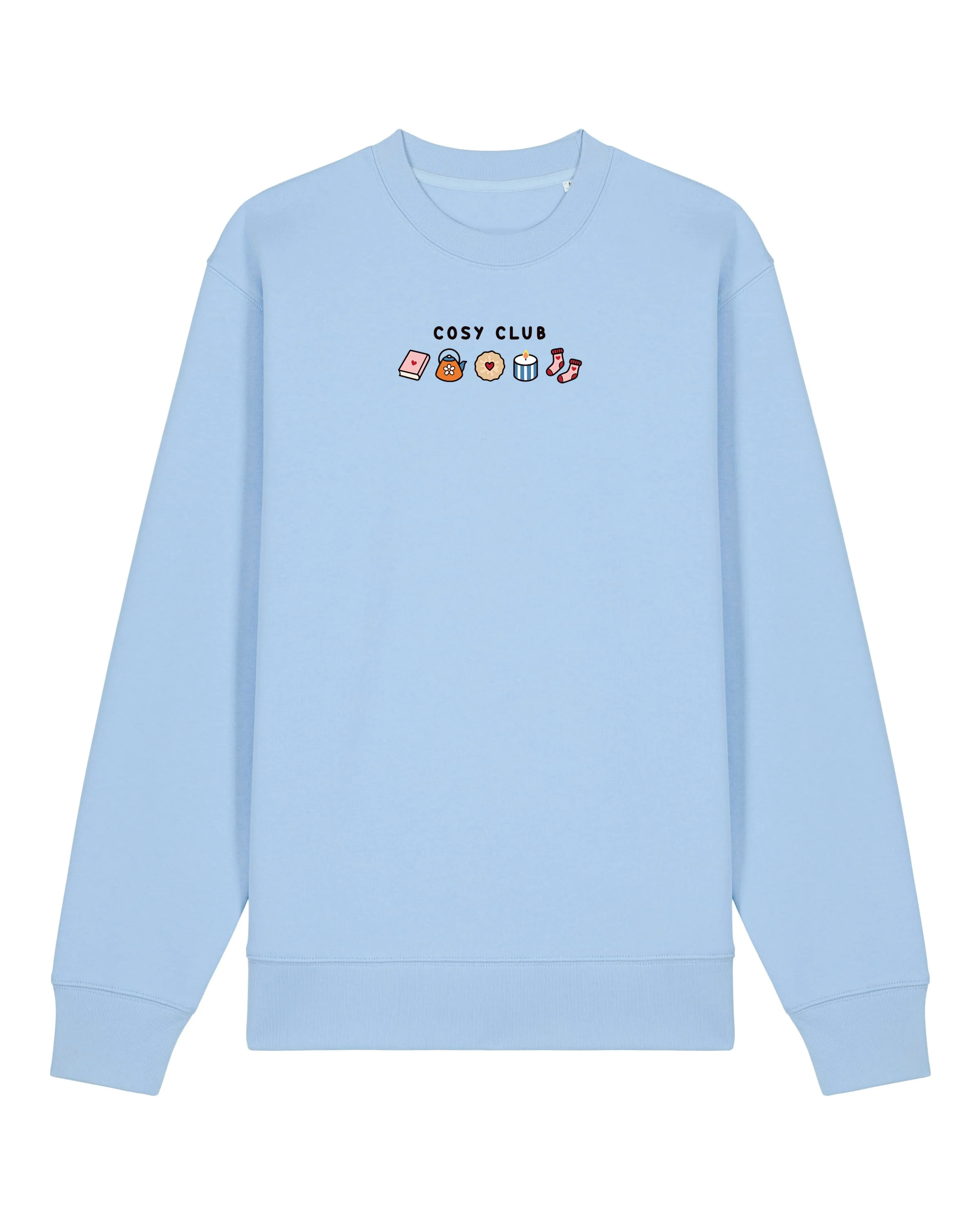 Cosy Club Embroidered Organic Cotton Sweatshirt - Image 9