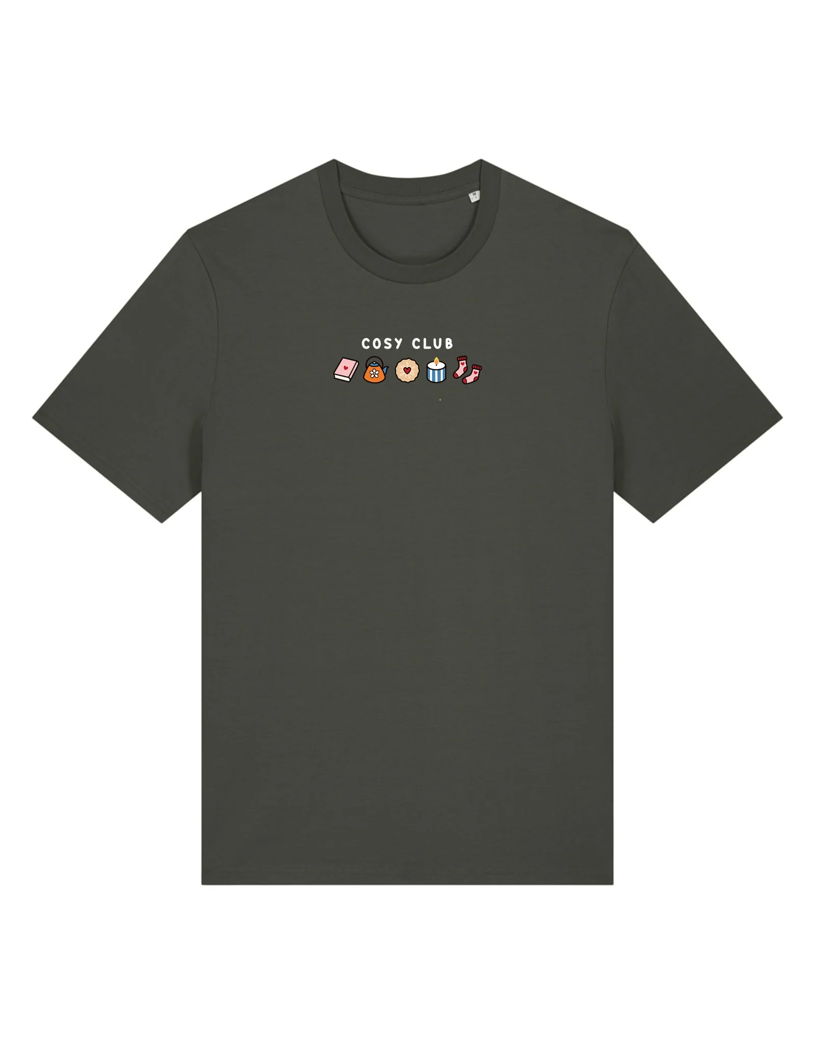 Cosy Club Embroidered Organic Cotton T-Shirt - Image 12