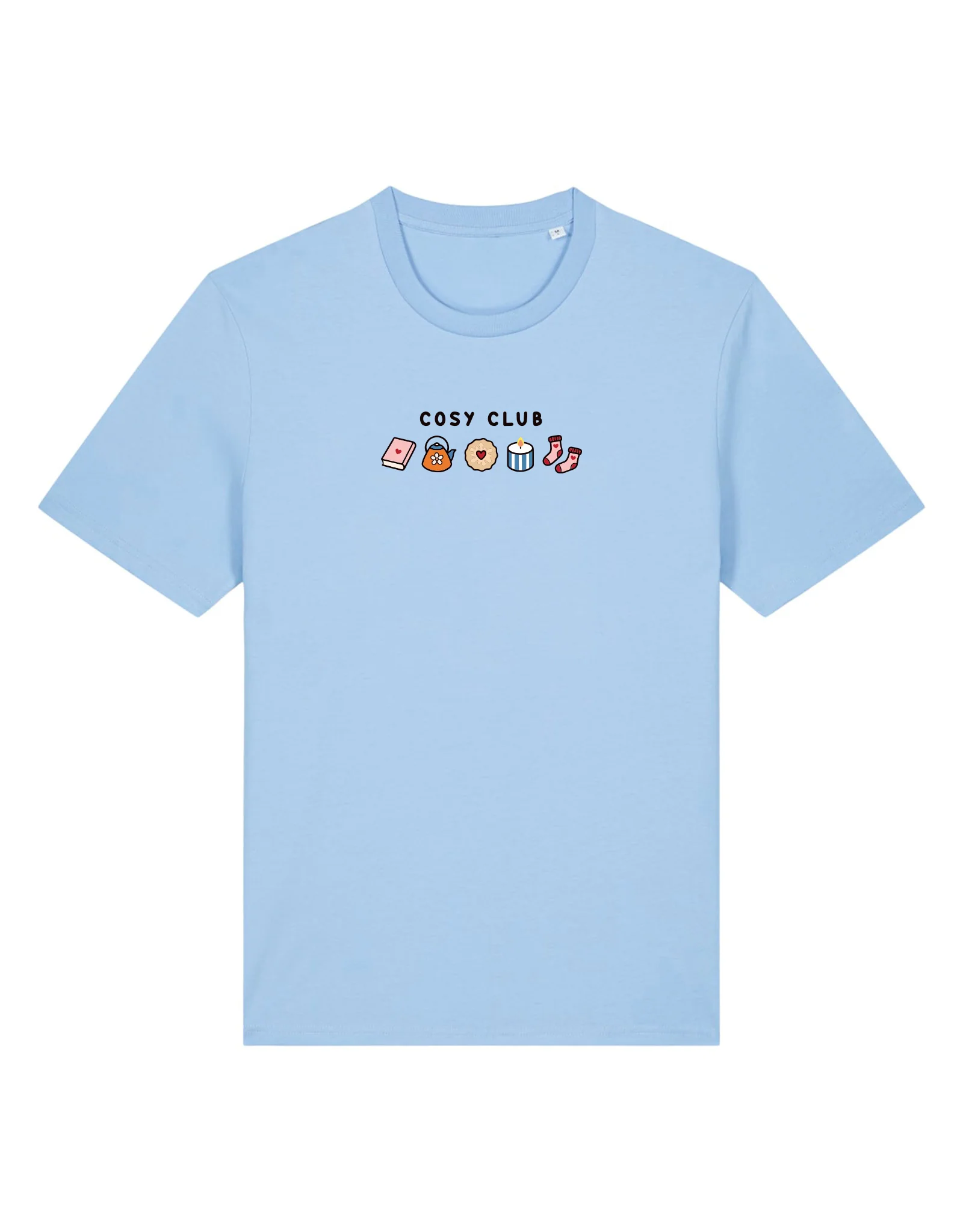 Cosy Club Embroidered Organic Cotton T-Shirt - Image 13