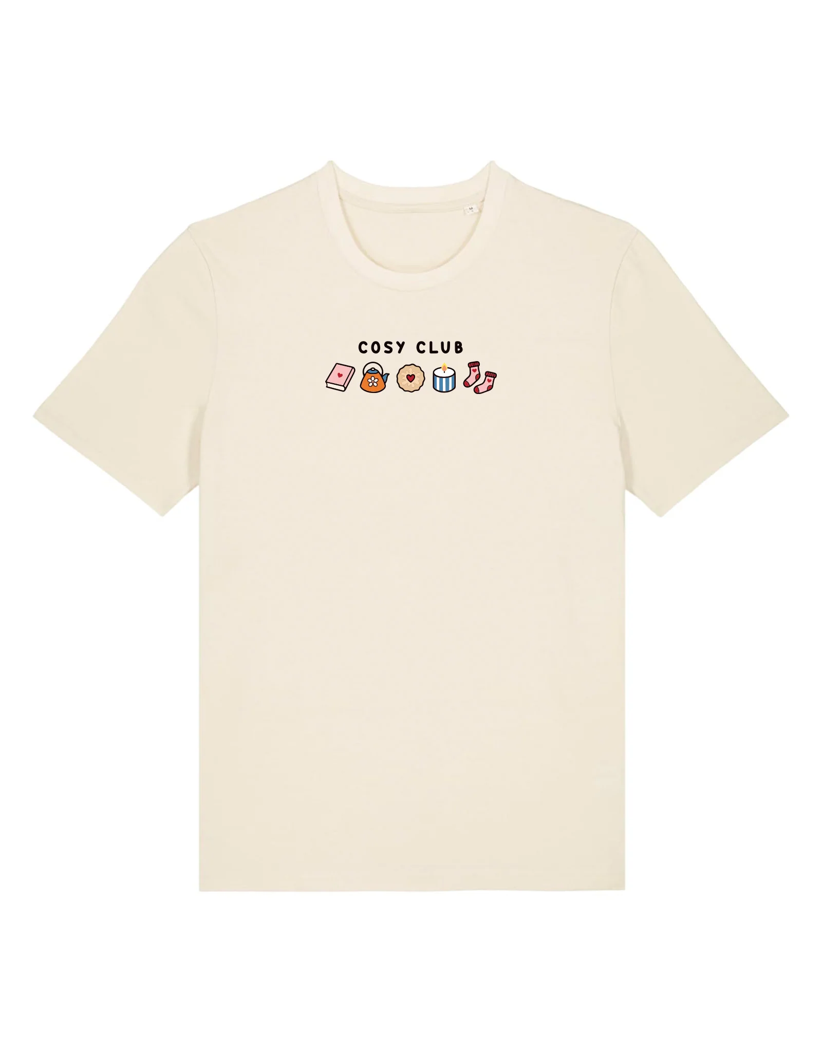 Cosy Club Embroidered Organic Cotton T-Shirt - Image 5