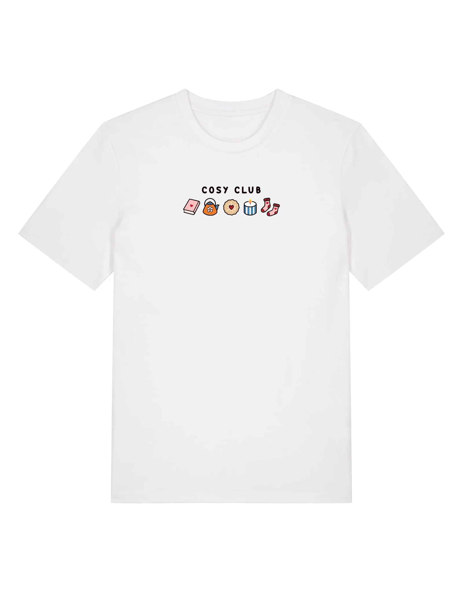 Cosy Club Embroidered Organic Cotton T-Shirt - Image 7