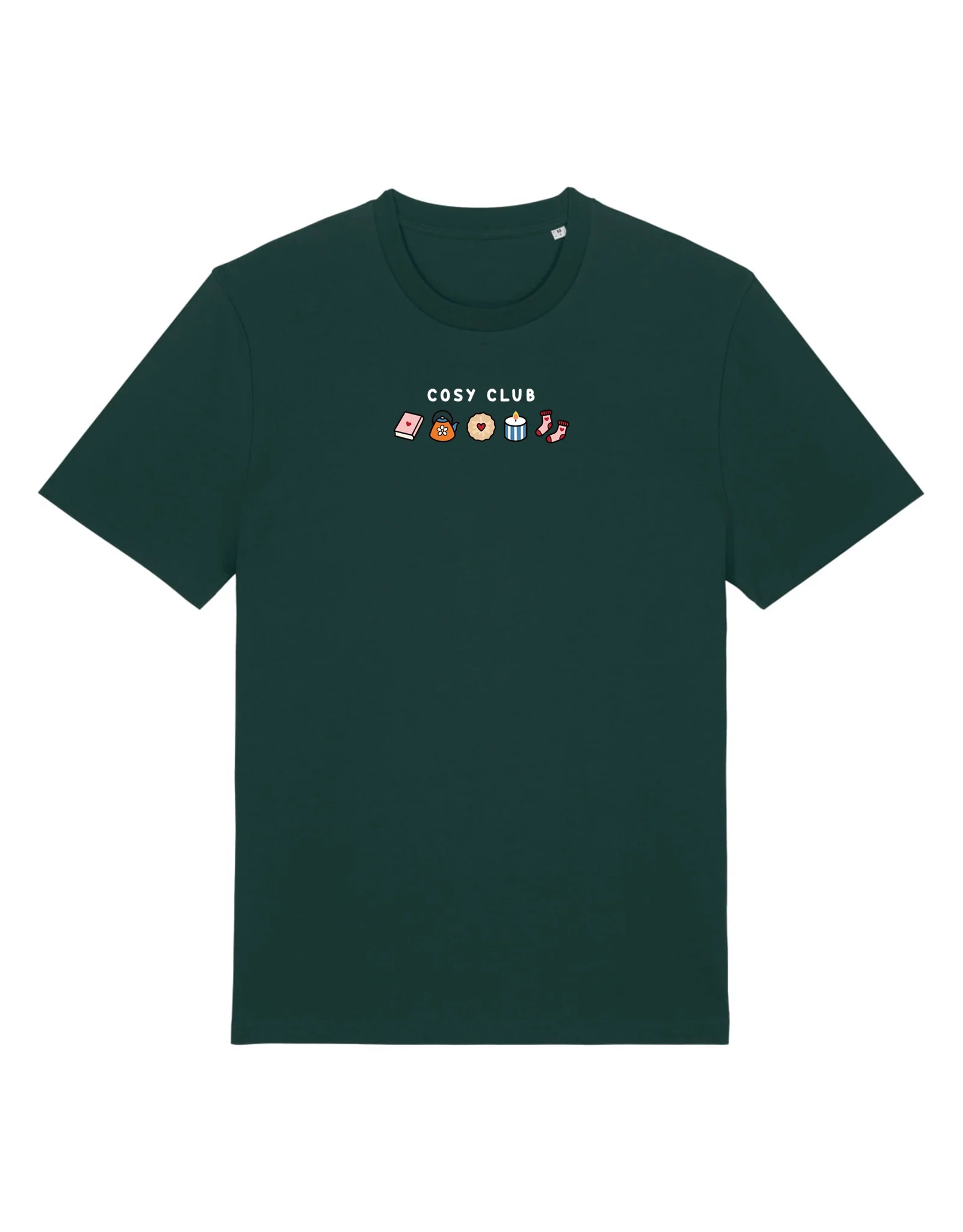 Cosy Club Embroidered Organic Cotton T-Shirt - Image 8