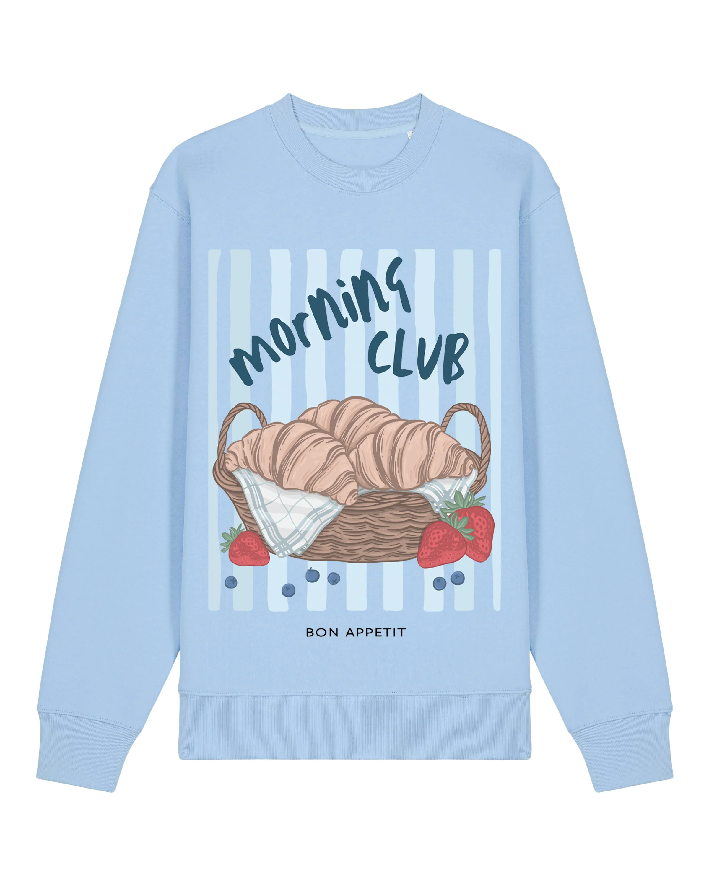 Croissants Organic Cotton Sweatshirt - Image 5
