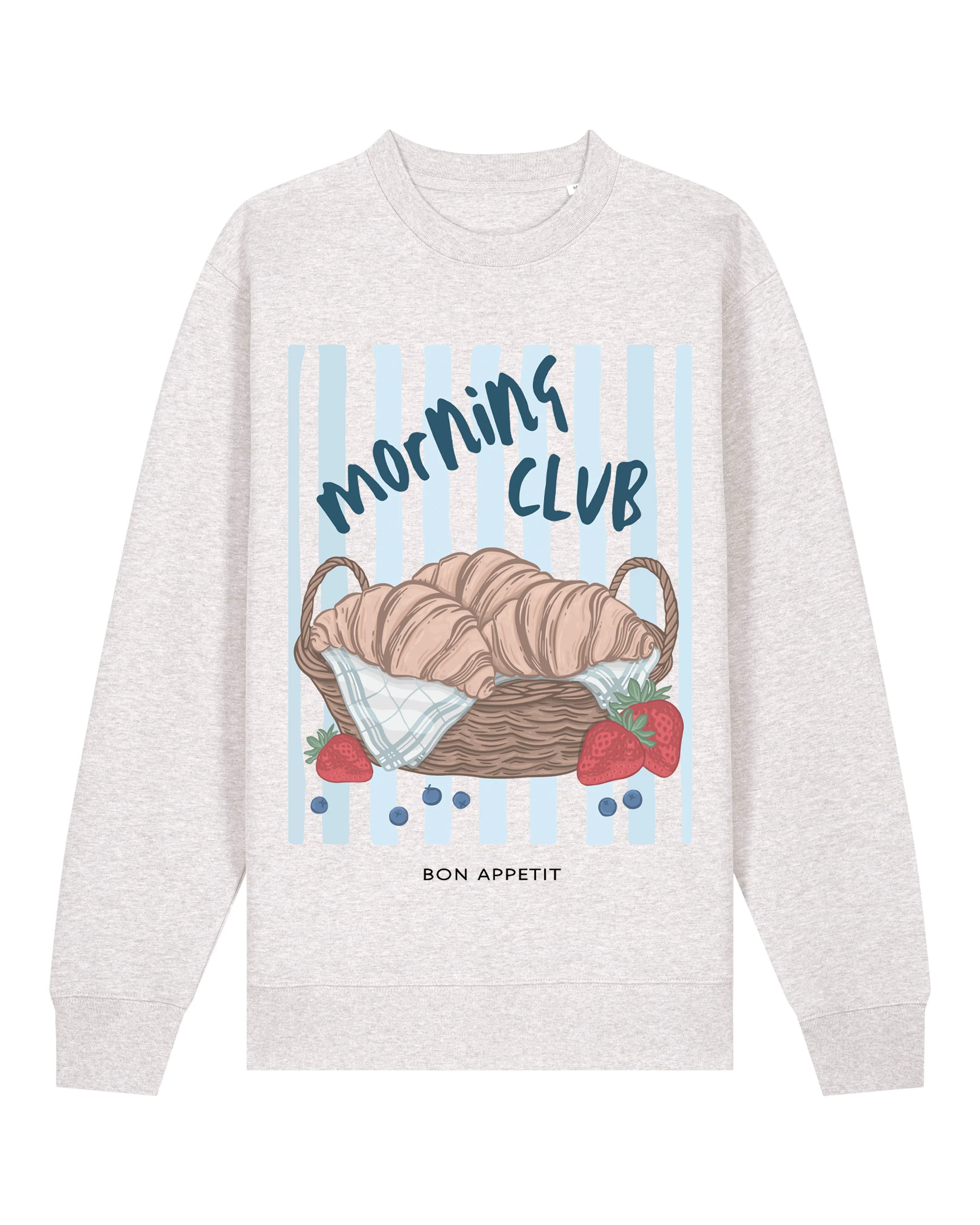 Croissants Organic Cotton Sweatshirt - Image 6
