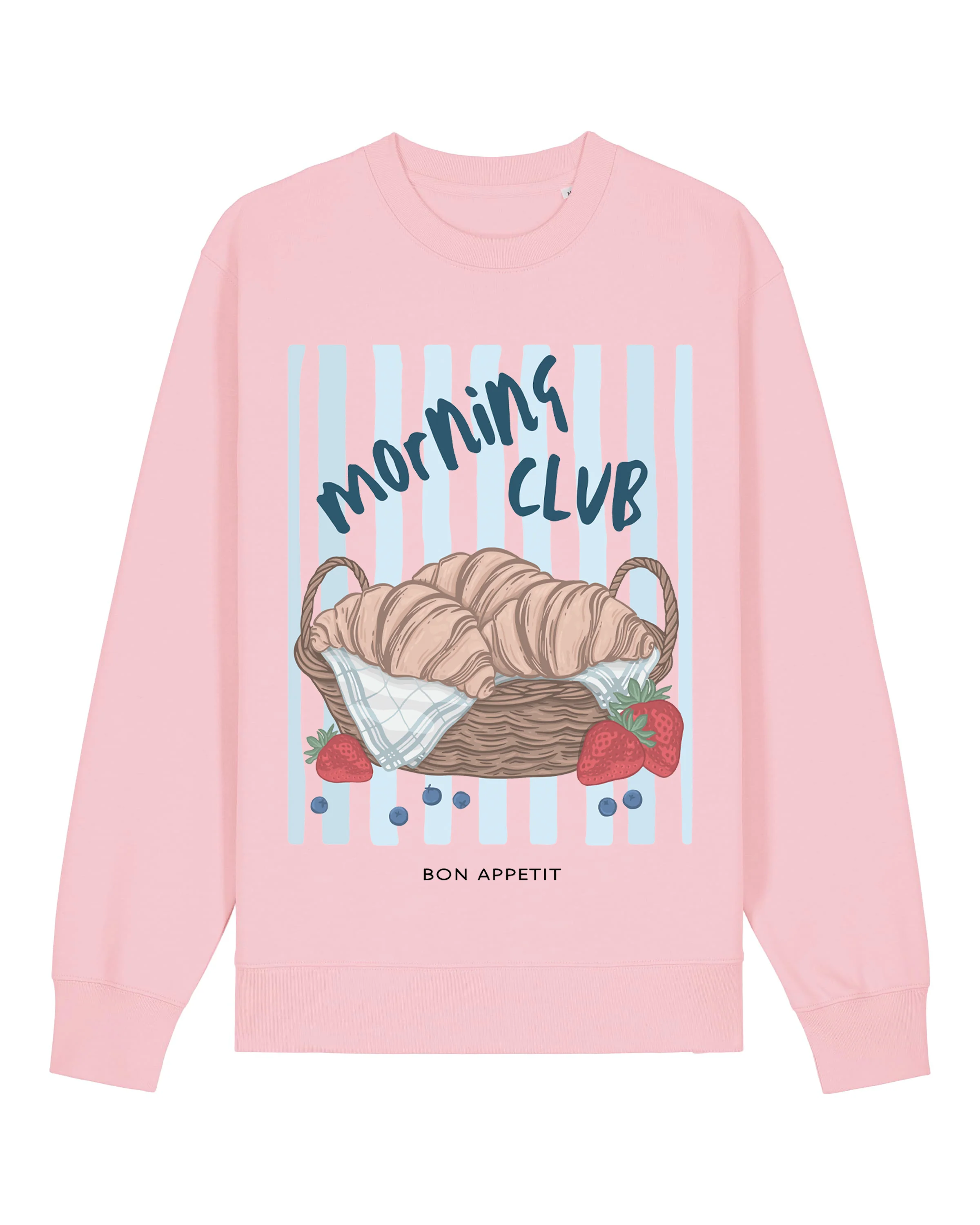 Croissants Organic Cotton Sweatshirt - Image 7