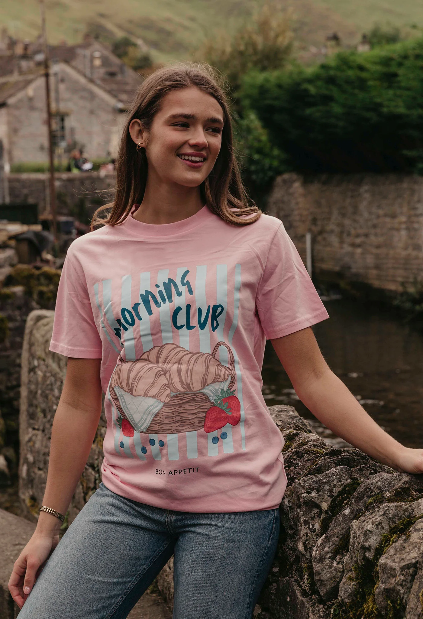 Croissants Organic Cotton T-Shirt - Image 2