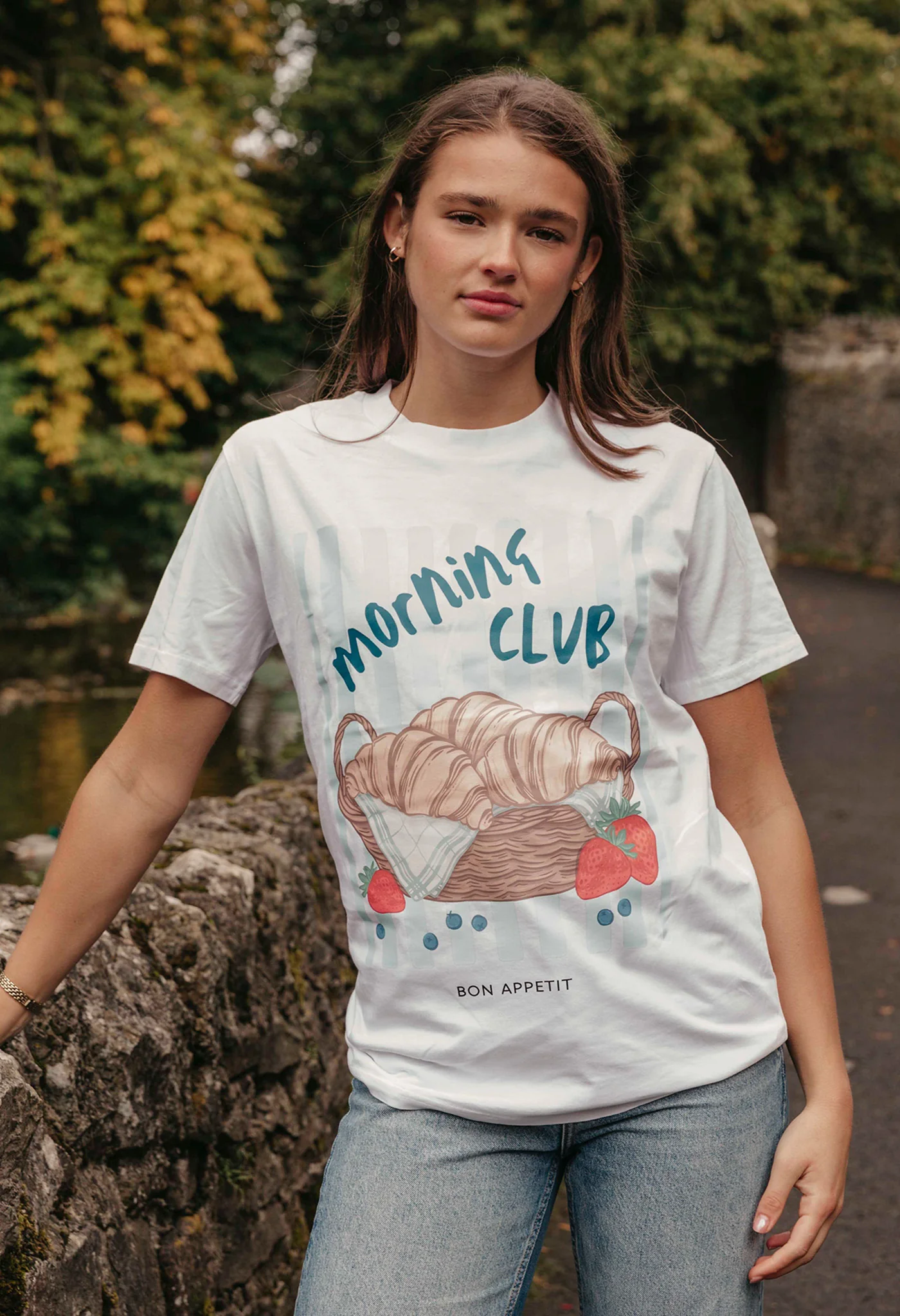 Croissants Organic Cotton T-Shirt - Image 3