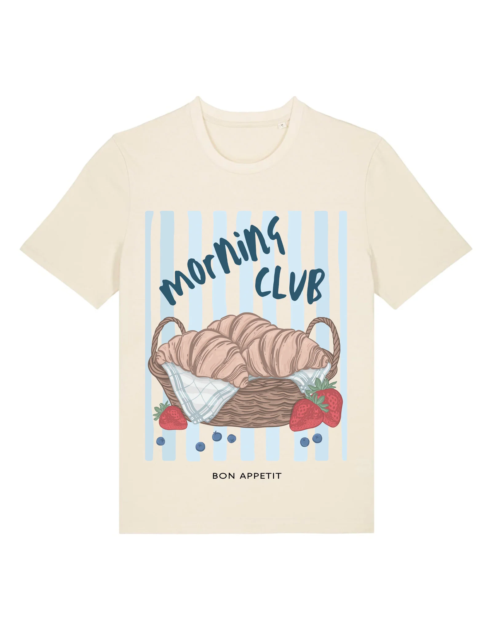 Croissants Organic Cotton T-Shirt - Image 6