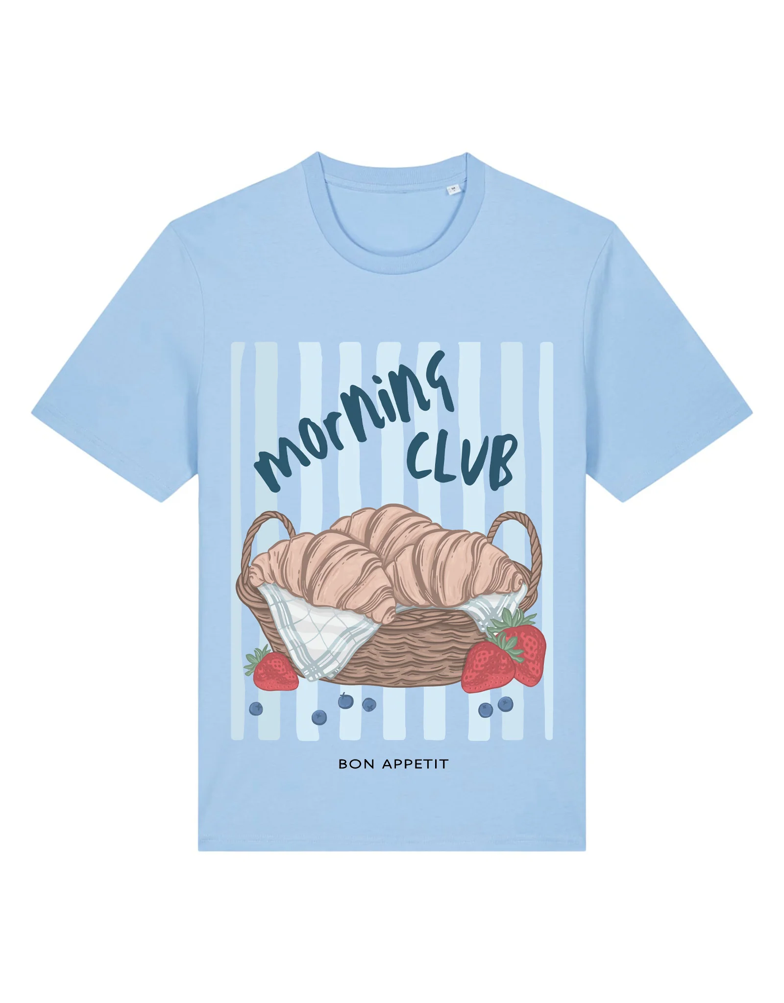 Croissants Organic Cotton T-Shirt - Image 7