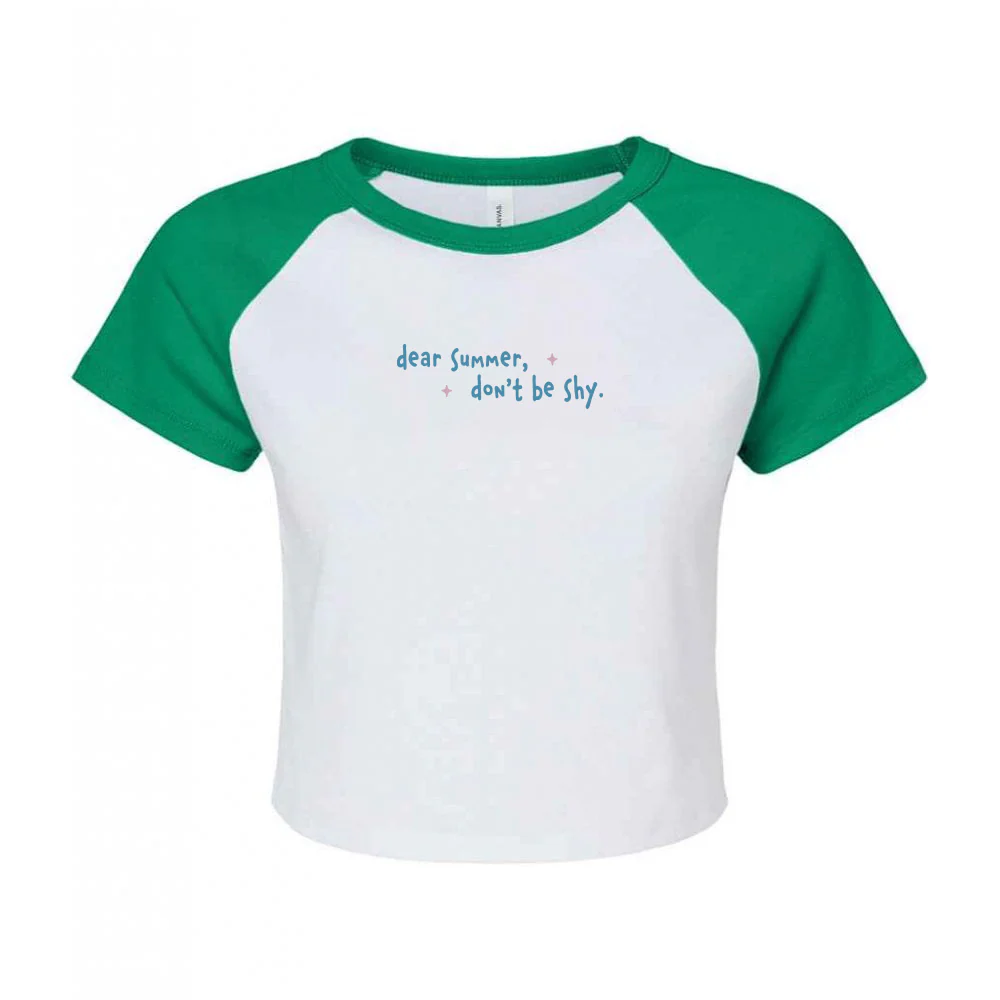 Dear Summer Embroidered Micro Rib Baby Tee - Image 8