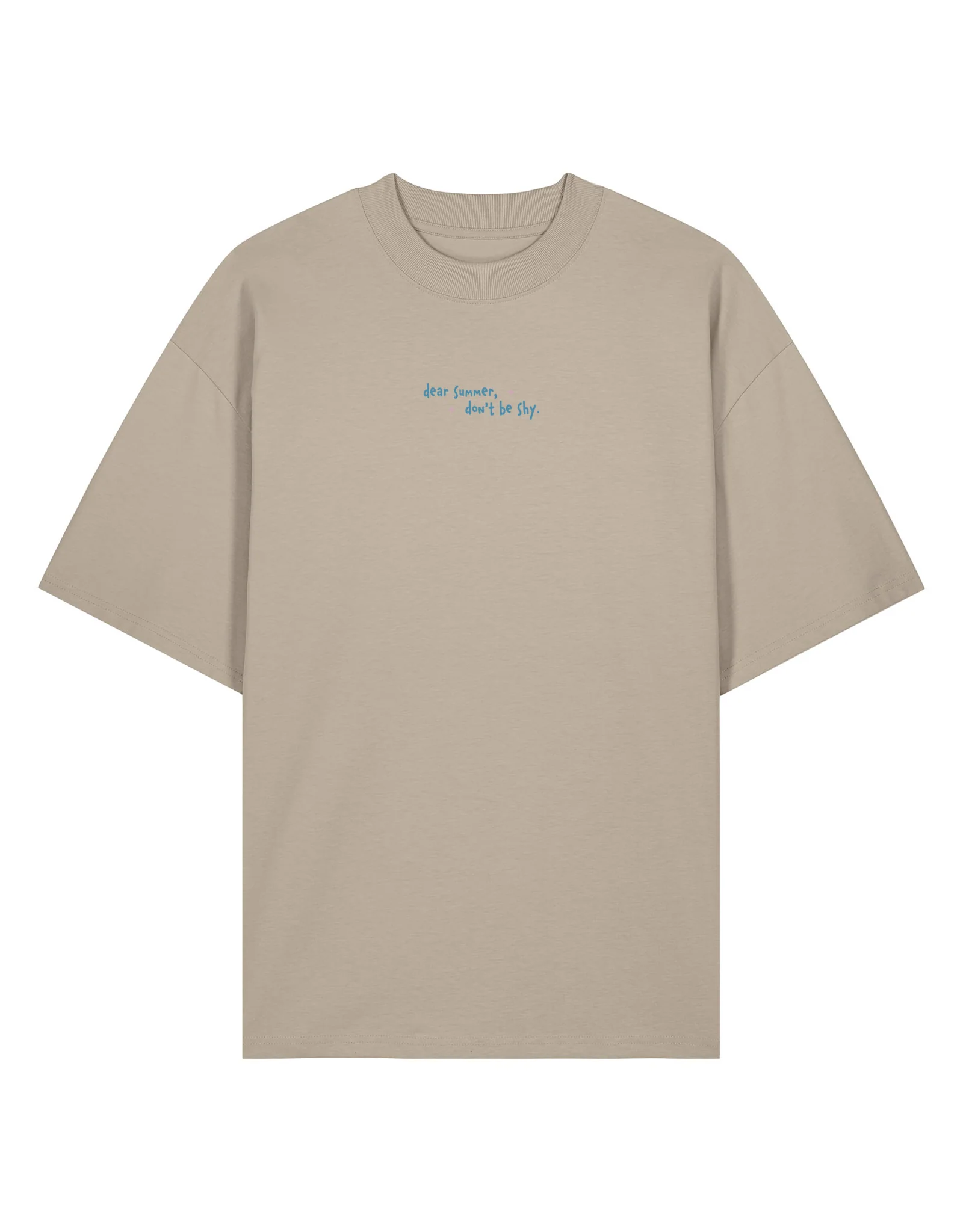 Dear Summer Embroidered Oversized Organic Cotton T-Shirt - Image 9