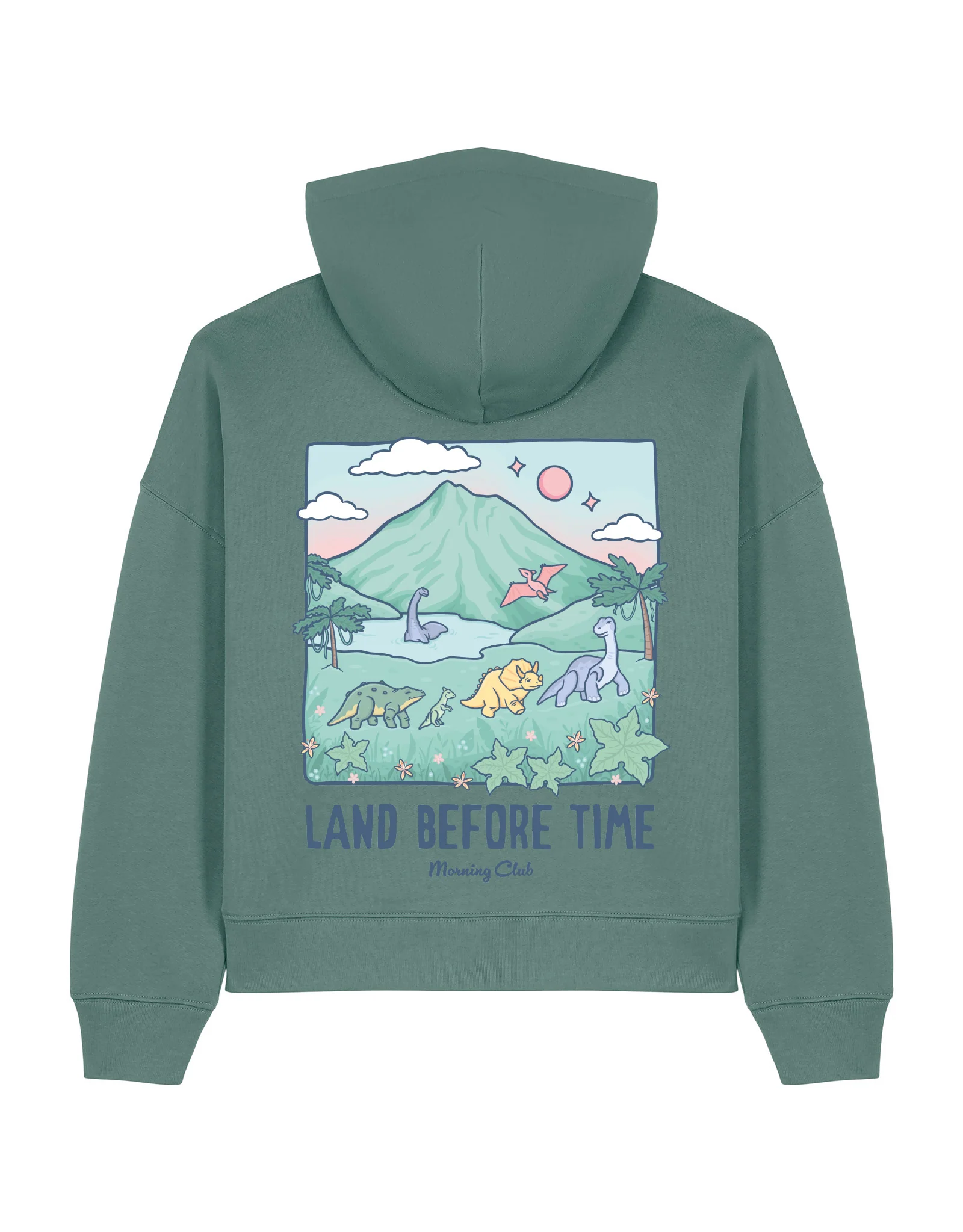 Dinosaurs Boxy Organic Cotton Hoodie - Image 11