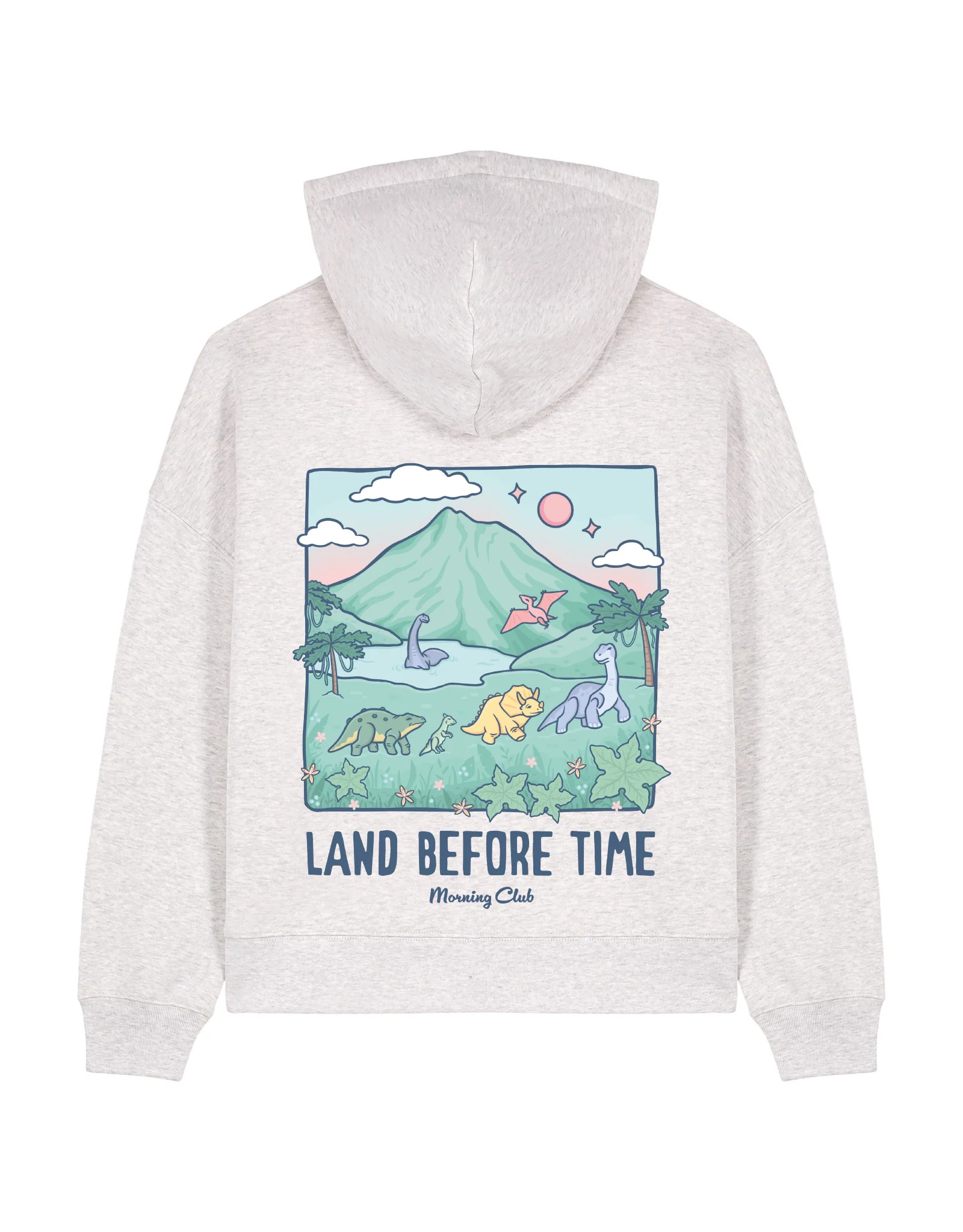Dinosaurs Boxy Organic Cotton Hoodie - Image 5