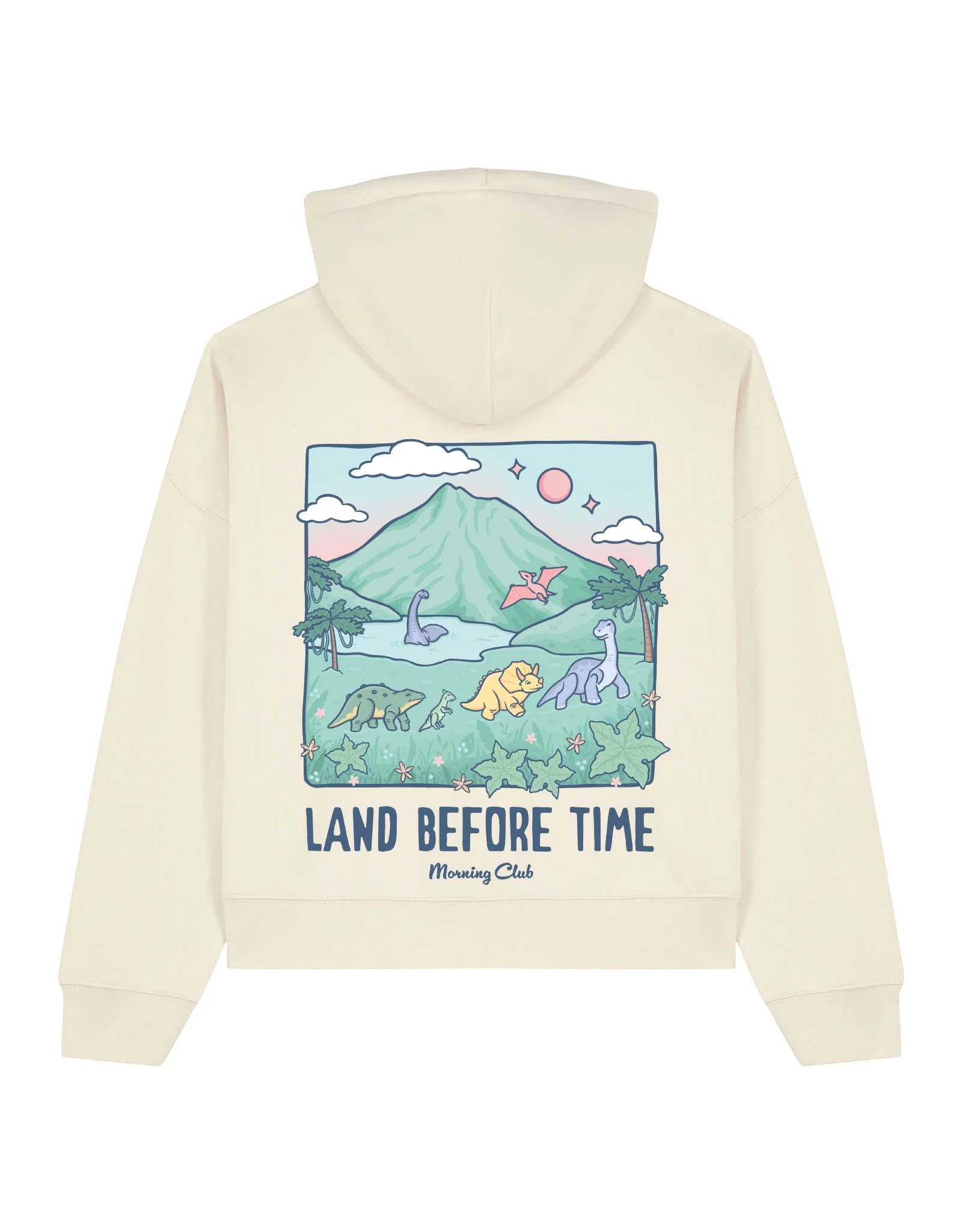 Dinosaurs Boxy Organic Cotton Hoodie - Image 9