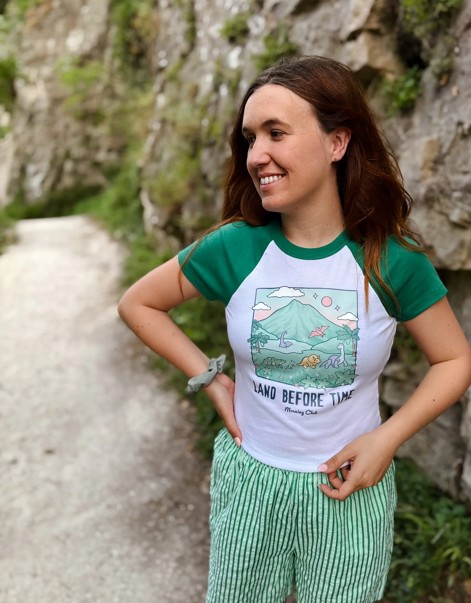 Dinosaurs Micro Rib Baby Tee - Image 3