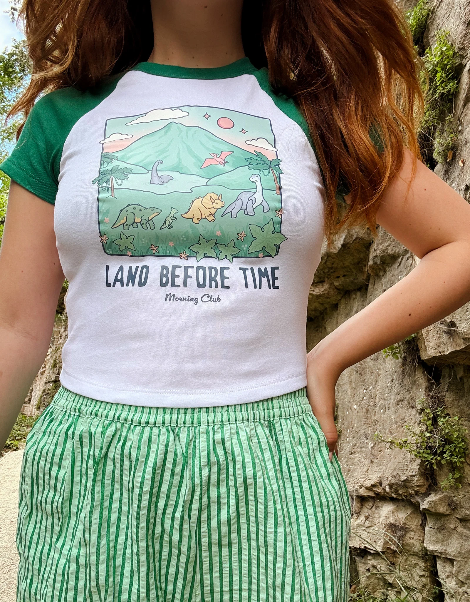 Dinosaurs Micro Rib Baby Tee - Image 4