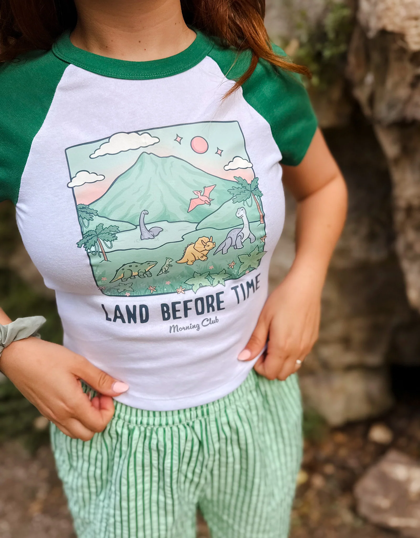Dinosaurs Micro Rib Baby Tee - Image 5