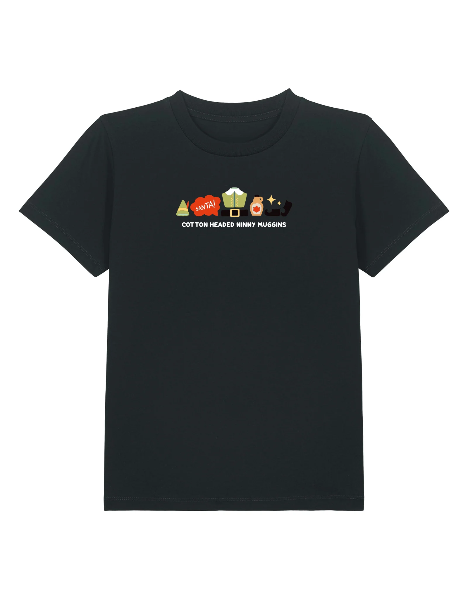 Elf Embroidered Organic Cotton Childrens T-Shirt - Image 10