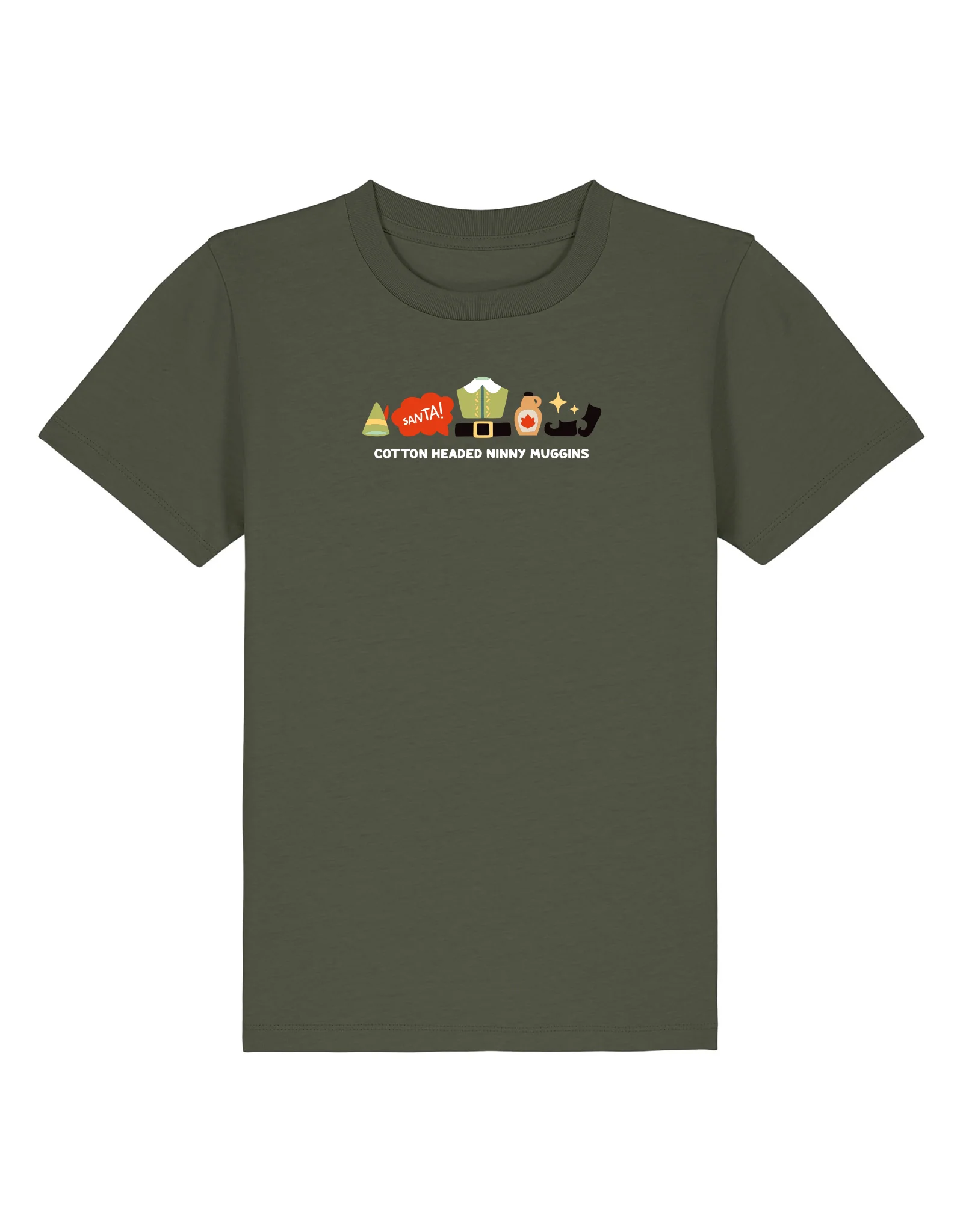 Elf Embroidered Organic Cotton Childrens T-Shirt - Image 14