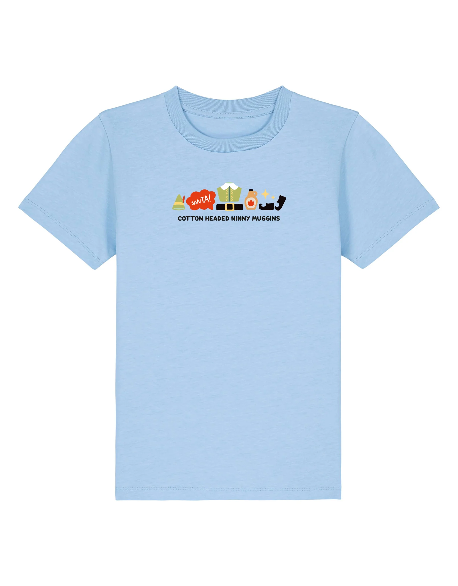 Elf Embroidered Organic Cotton Childrens T-Shirt - Image 15