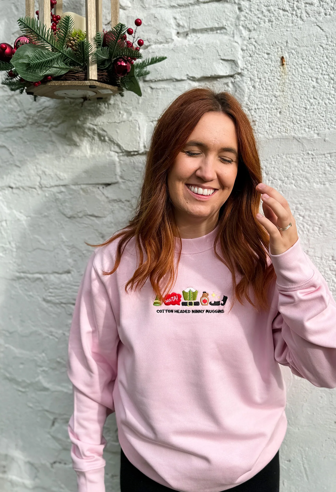 Elf Embroidered Organic Cotton Sweatshirt - Image 5