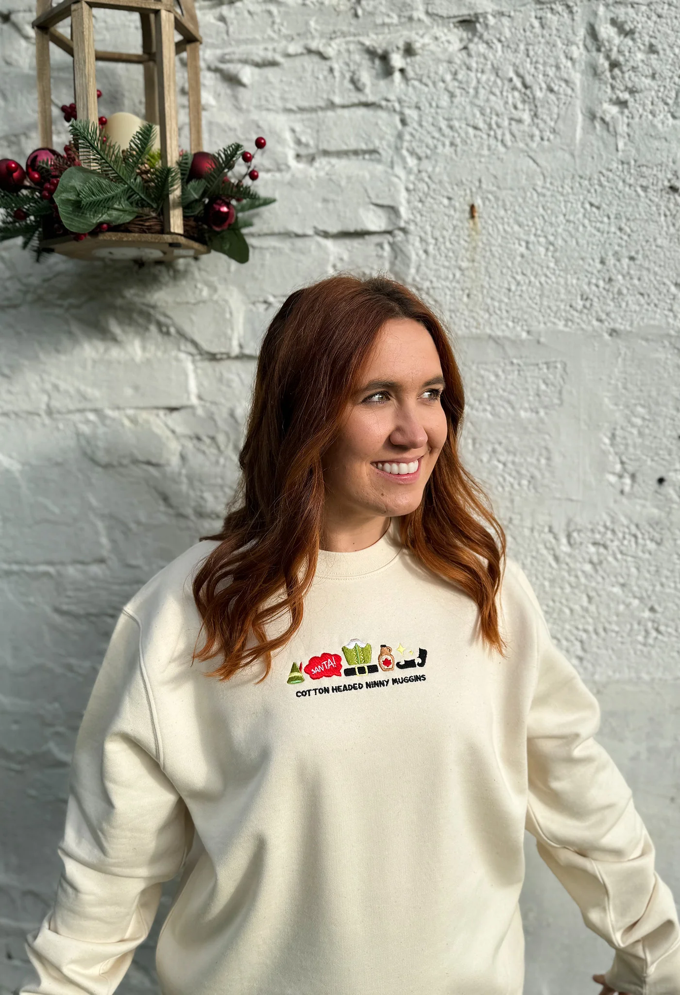 Elf Embroidered Organic Cotton Sweatshirt - Image 7