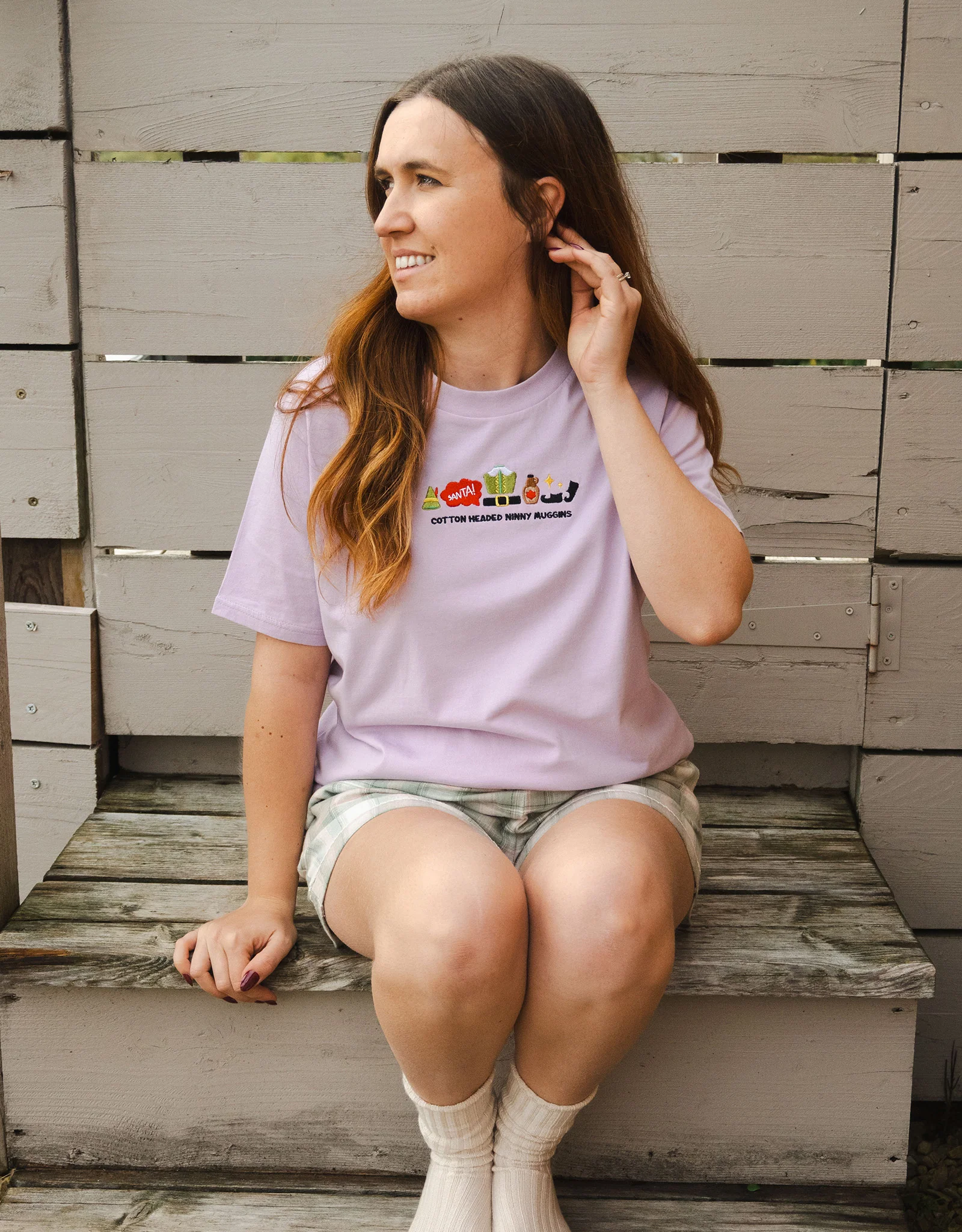 Elf Embroidered Organic Cotton T-Shirt - Image 3
