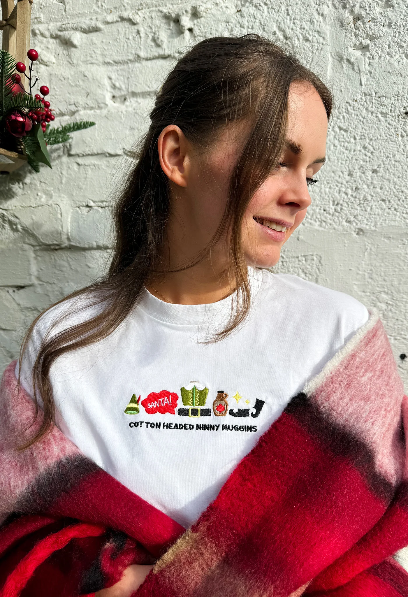 Elf Embroidered Organic Cotton T-Shirt - Image 5