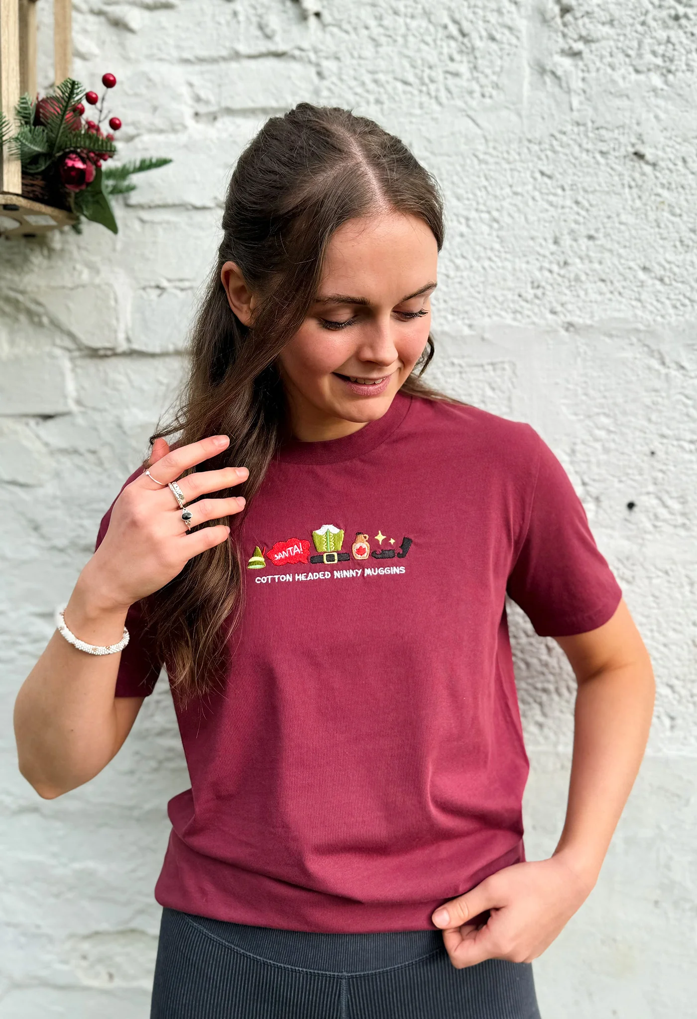 Elf Embroidered Organic Cotton T-Shirt - Image 7