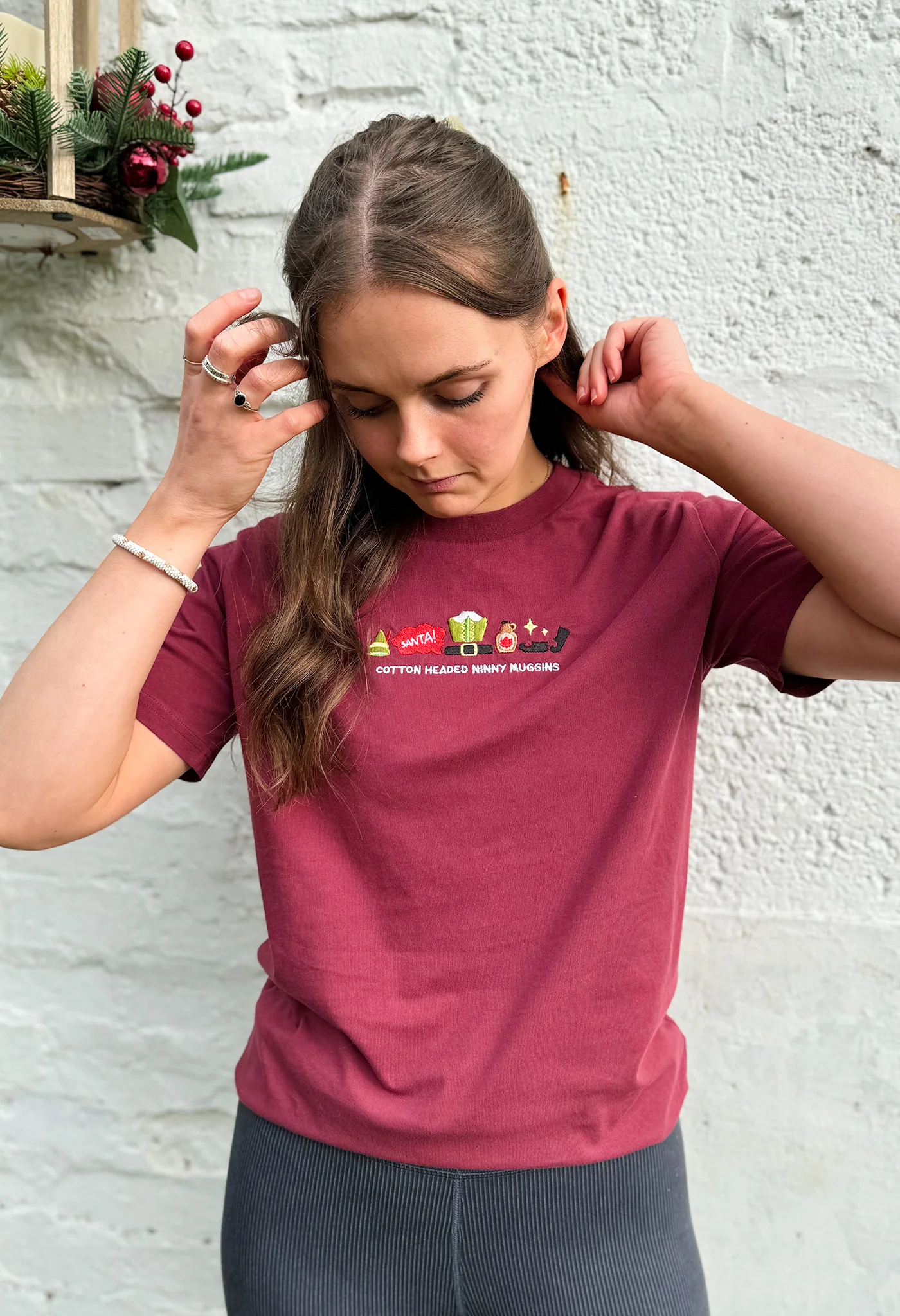 Elf Embroidered Organic Cotton T-Shirt - Image 8