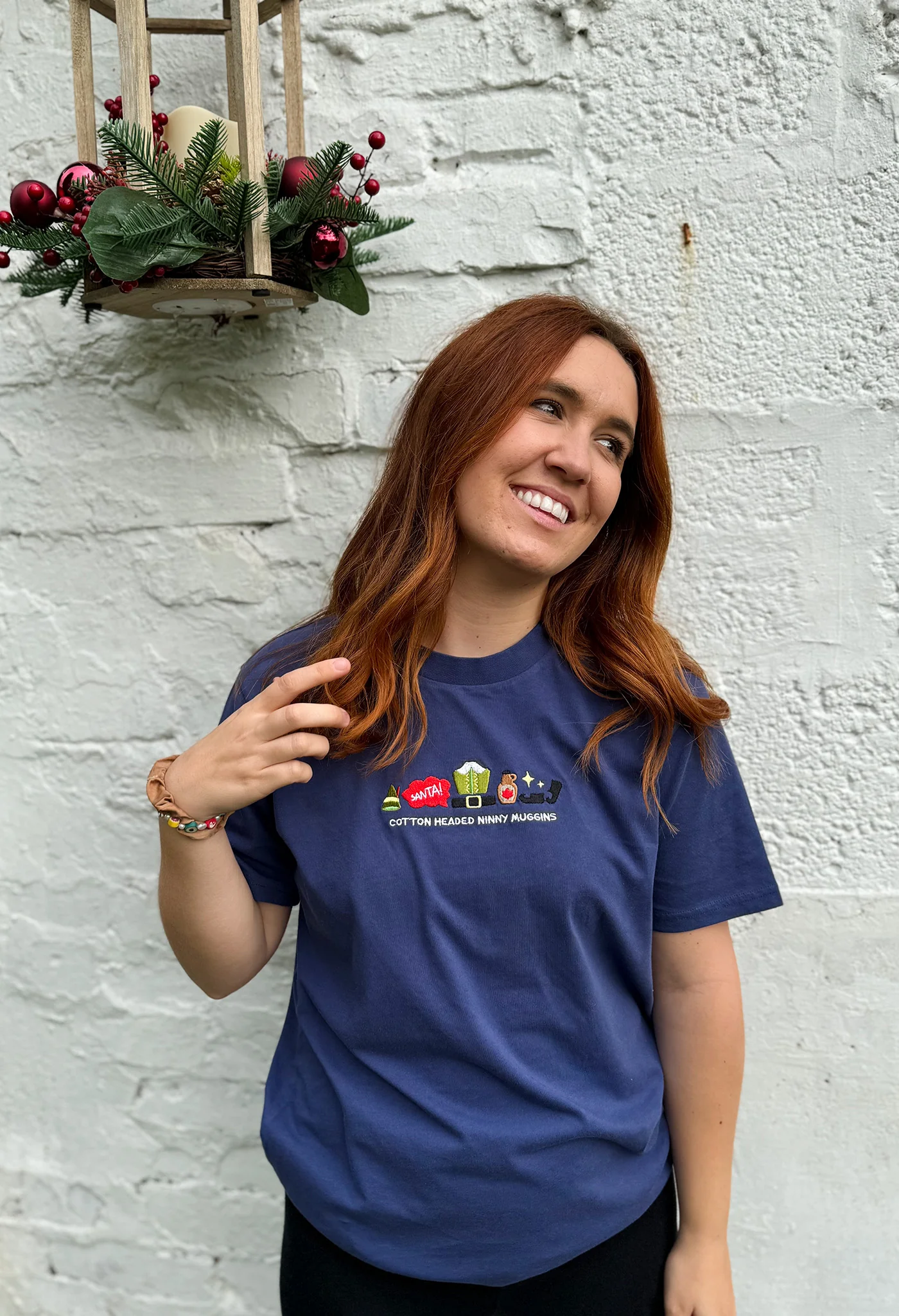 Elf Embroidered Organic Cotton T-Shirt - Image 9