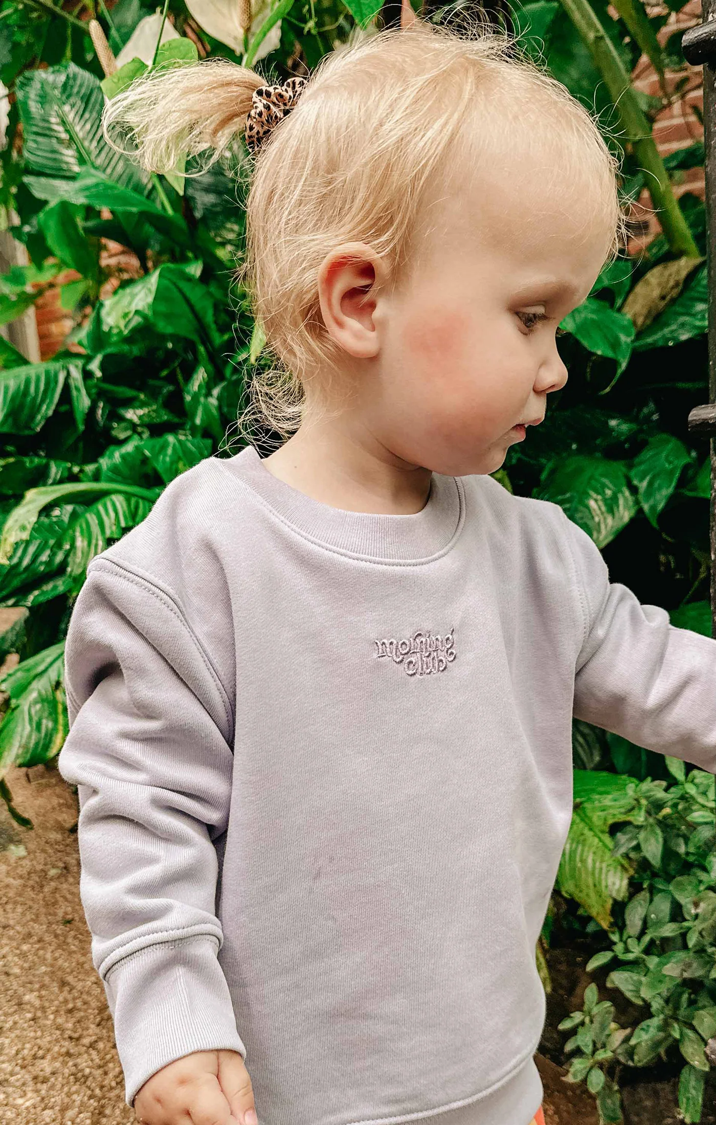 Essential Embroidered Organic Cotton Childrens Sweatshirt - Image 10