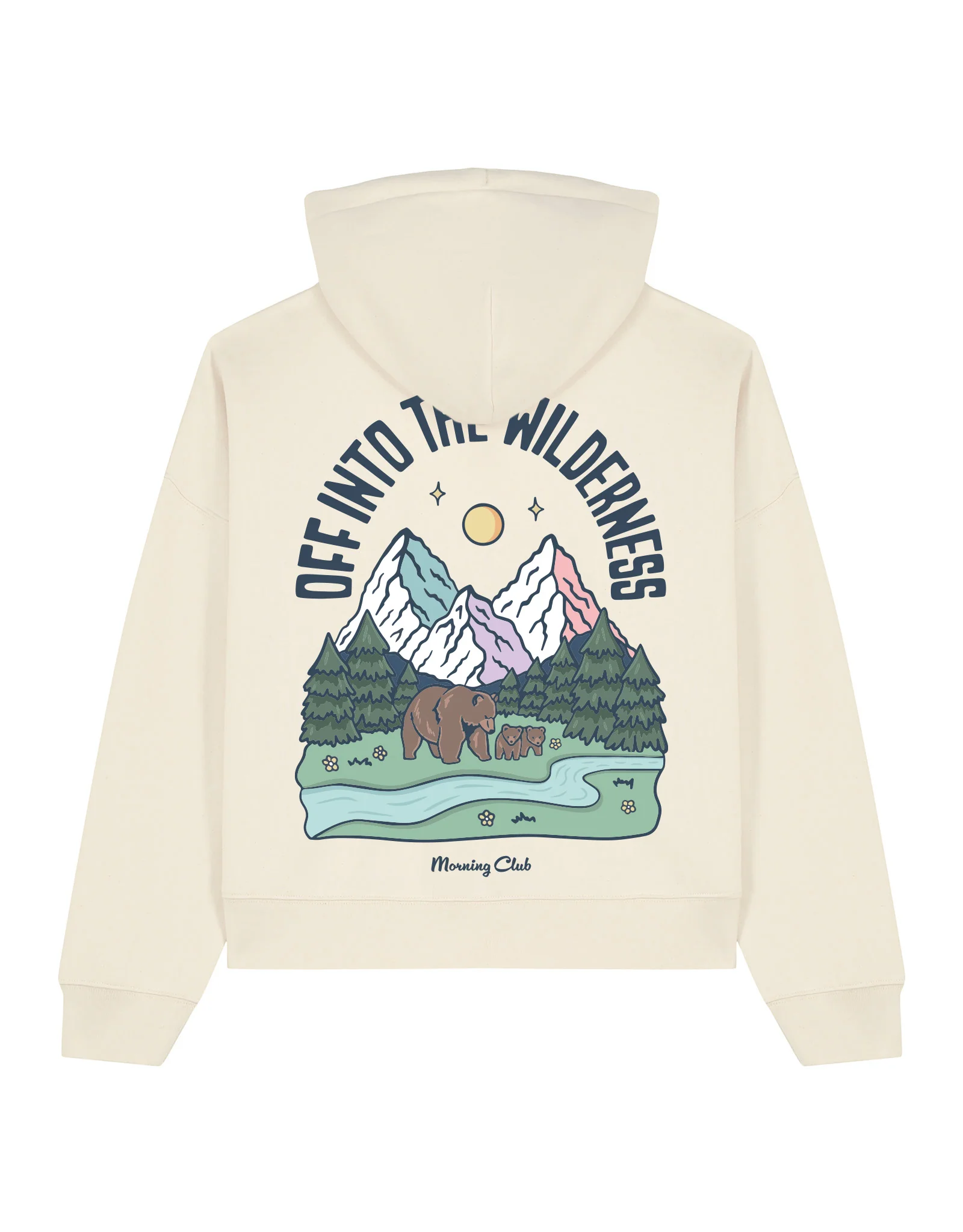 Into The Wilderness Boxy Organic Cotton Hoodie