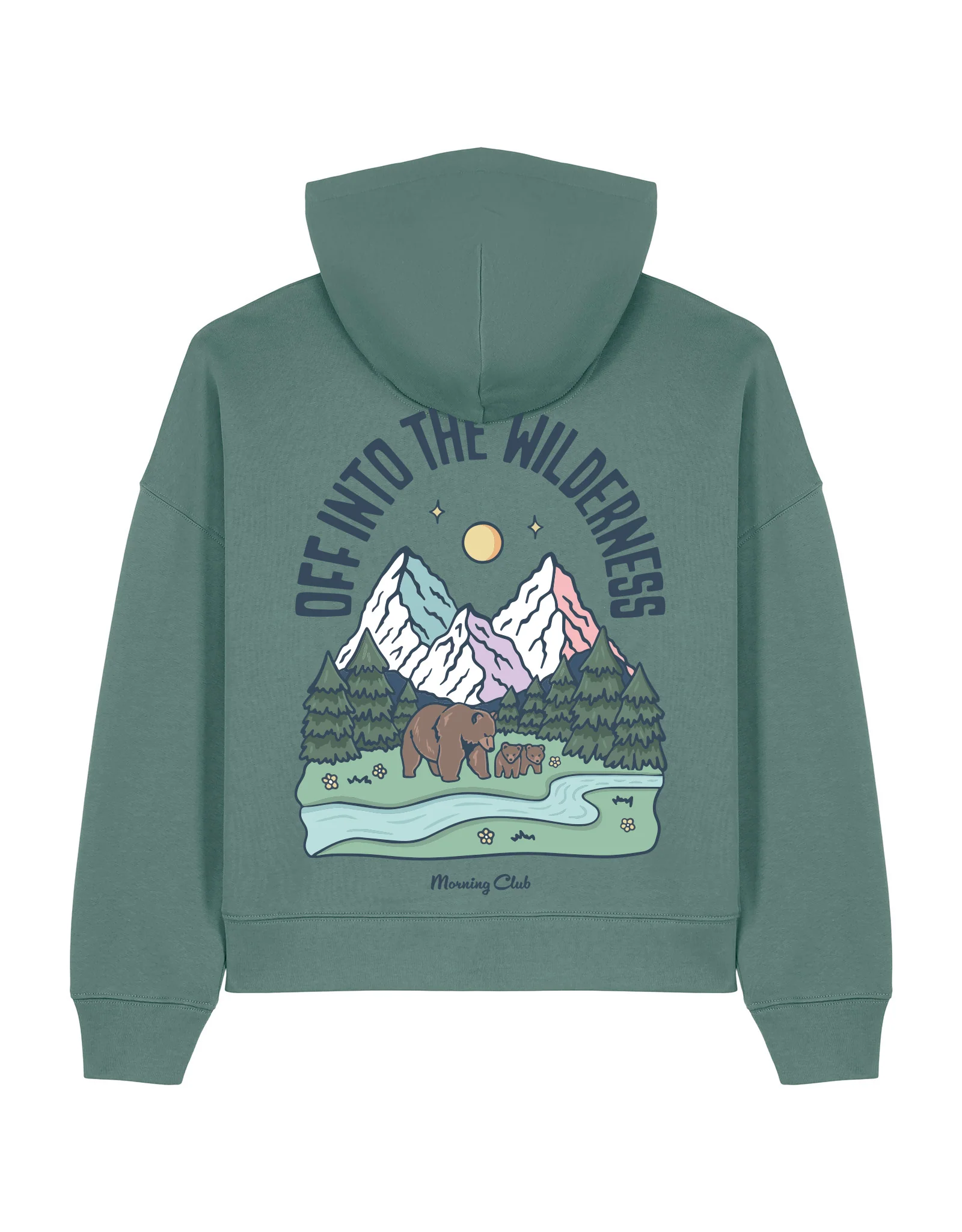 Into The Wilderness Boxy Organic Cotton Hoodie - Image 4