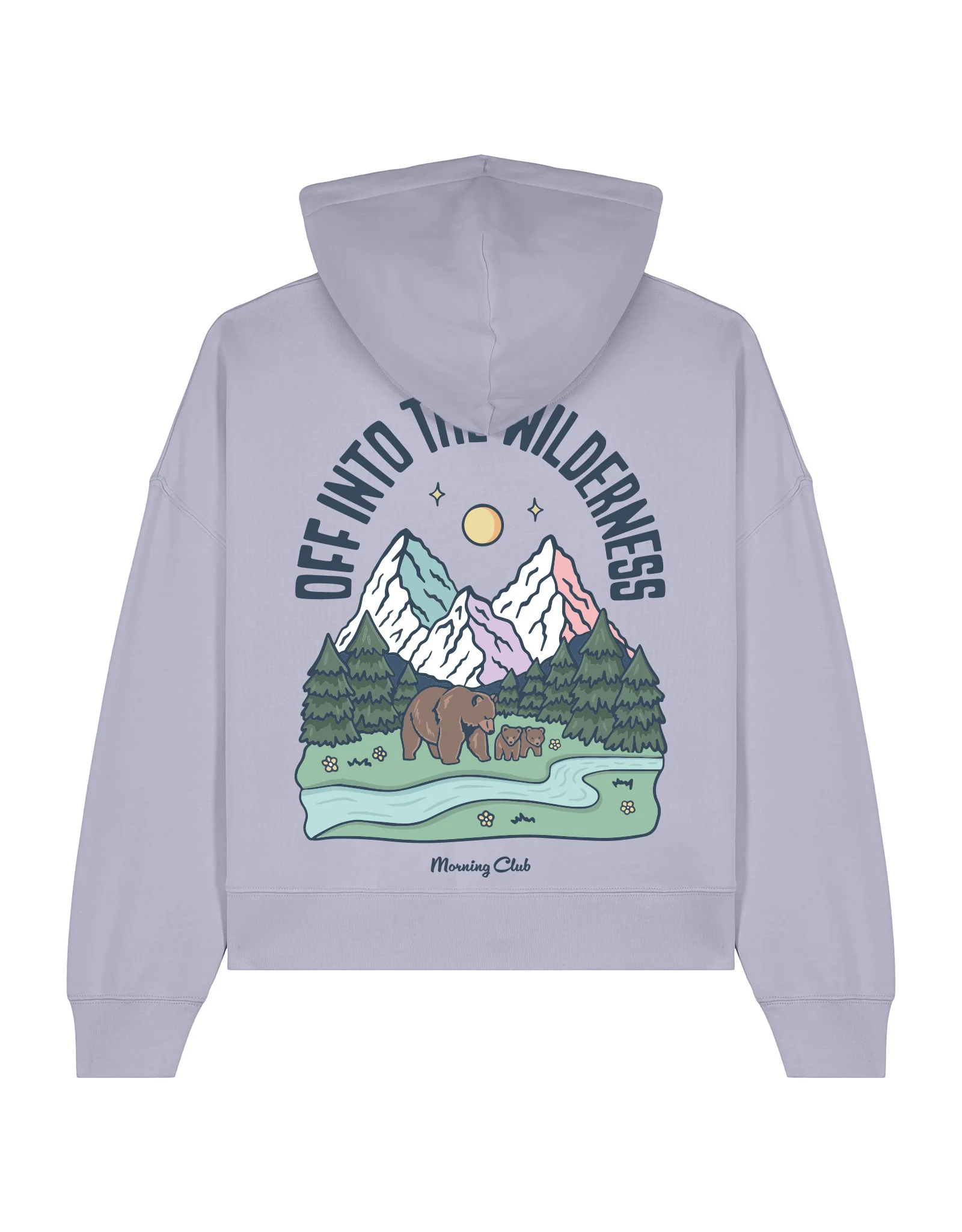 Into The Wilderness Boxy Organic Cotton Hoodie - Image 6