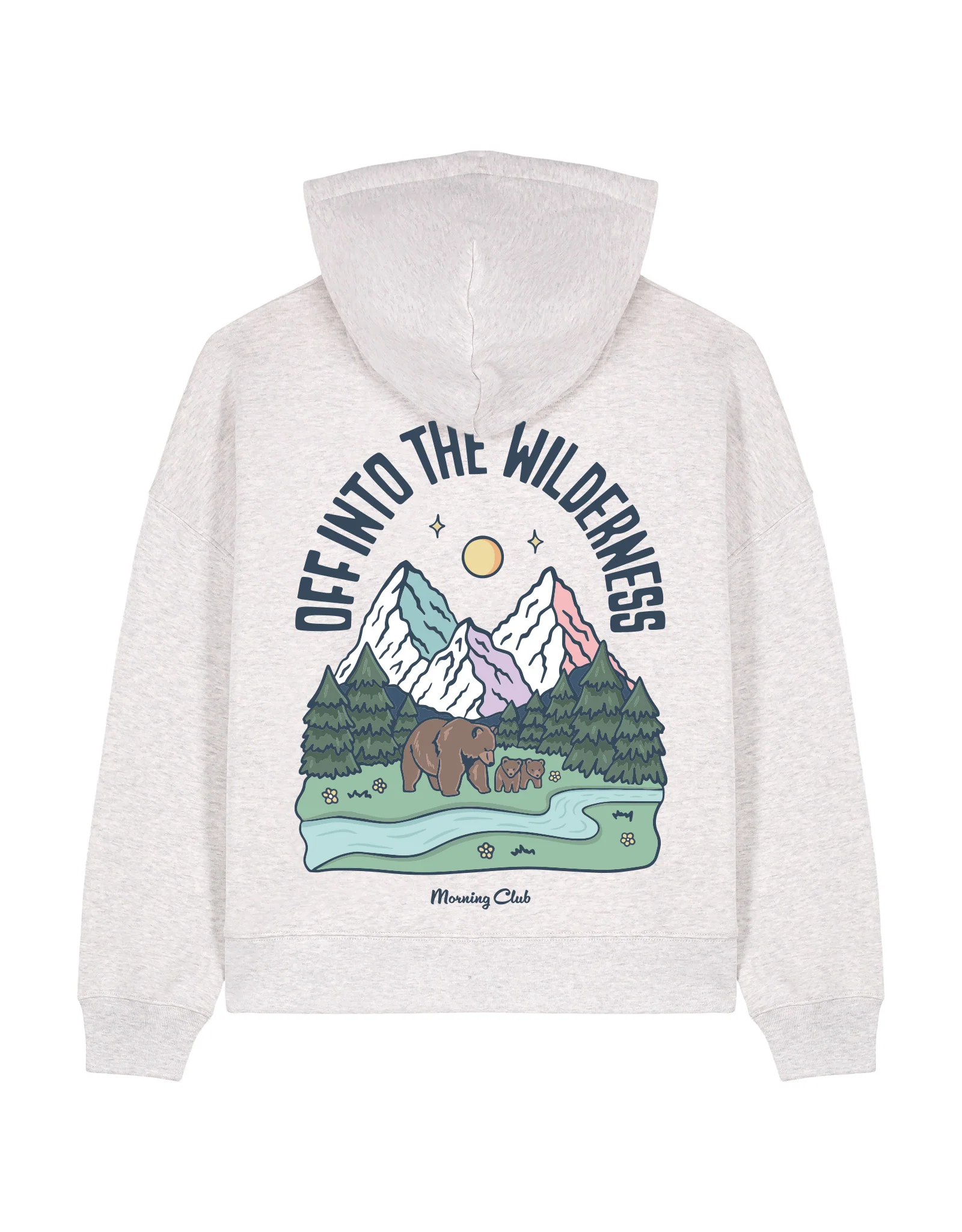Into The Wilderness Boxy Organic Cotton Hoodie - Image 8