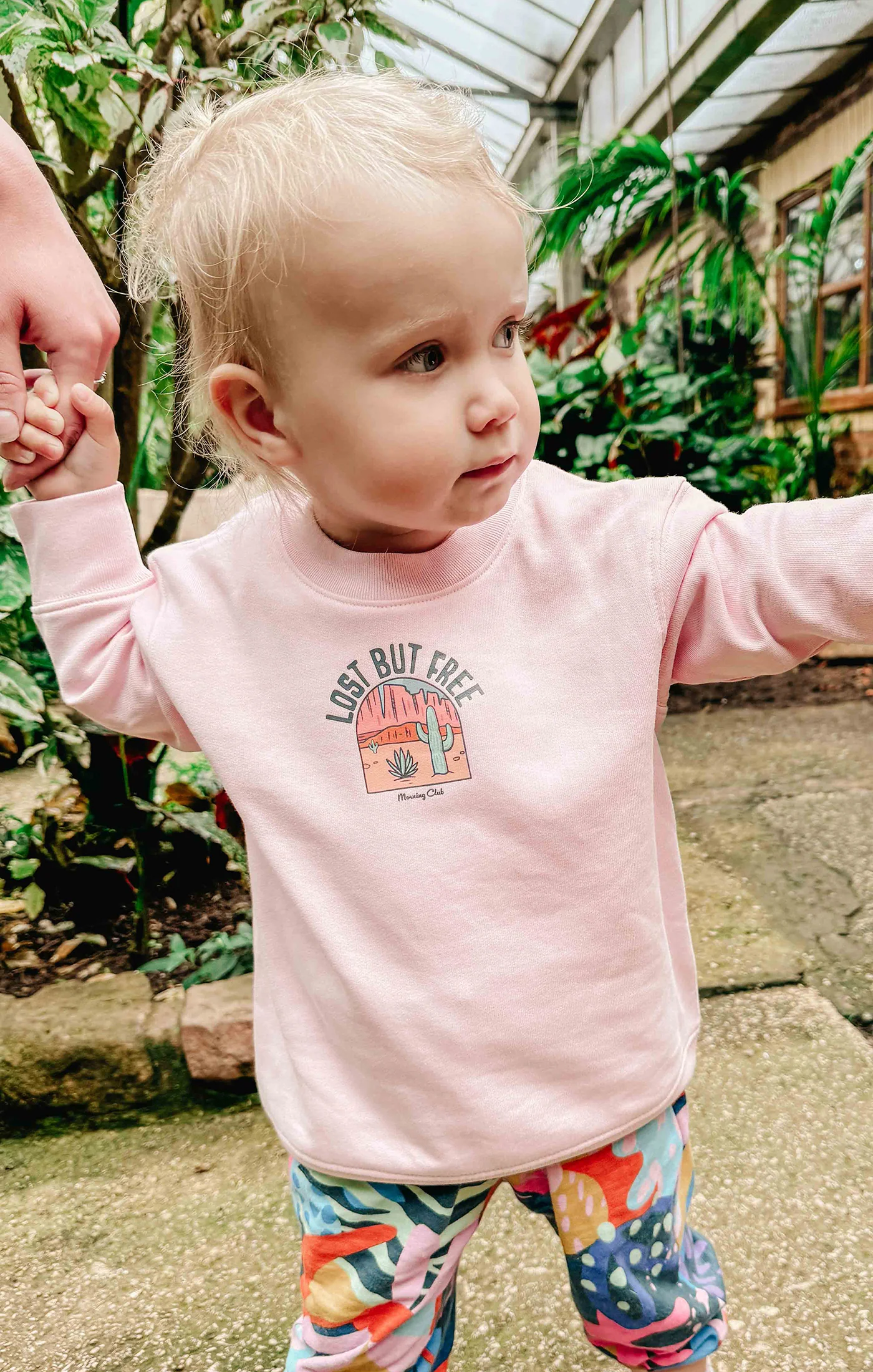 Lost But Free Organic Cotton Childrens Sweatshirt - Image 8