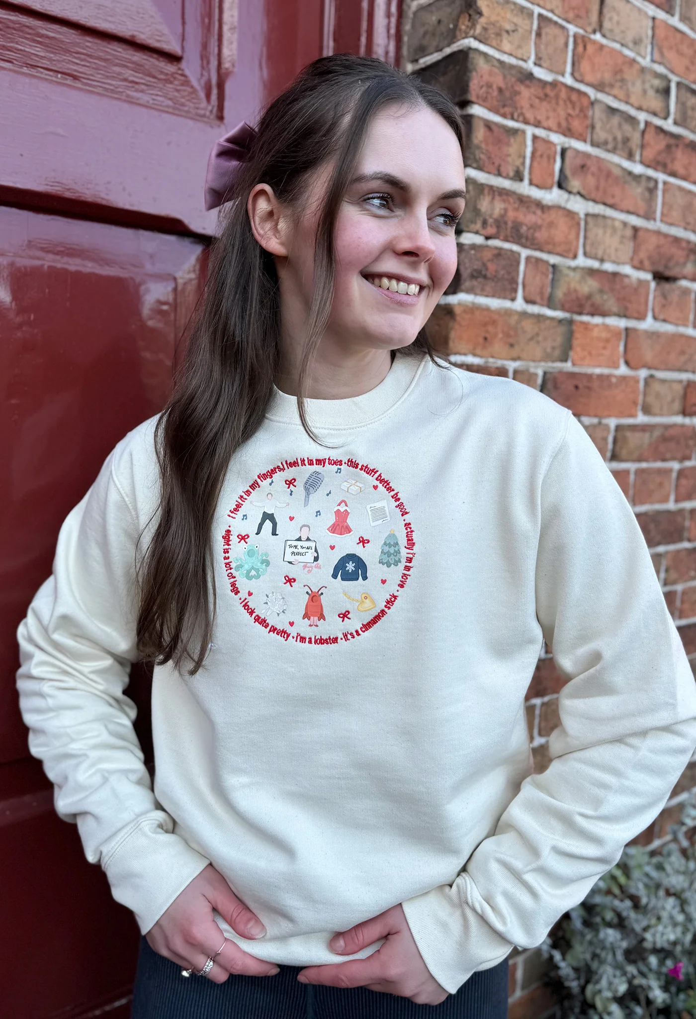 Love Christmas Organic Cotton Sweatshirt - Image 10