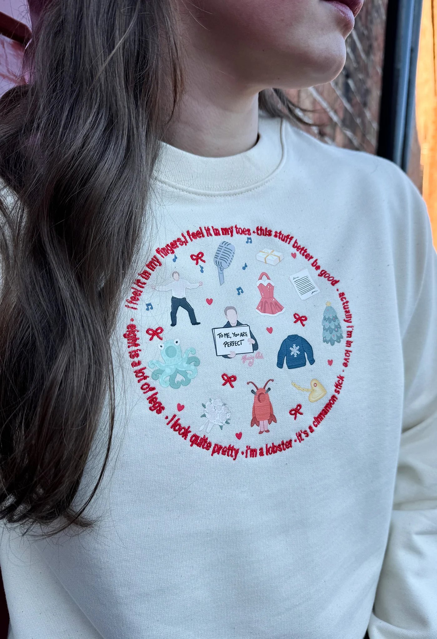 Love Christmas Organic Cotton Sweatshirt - Image 11