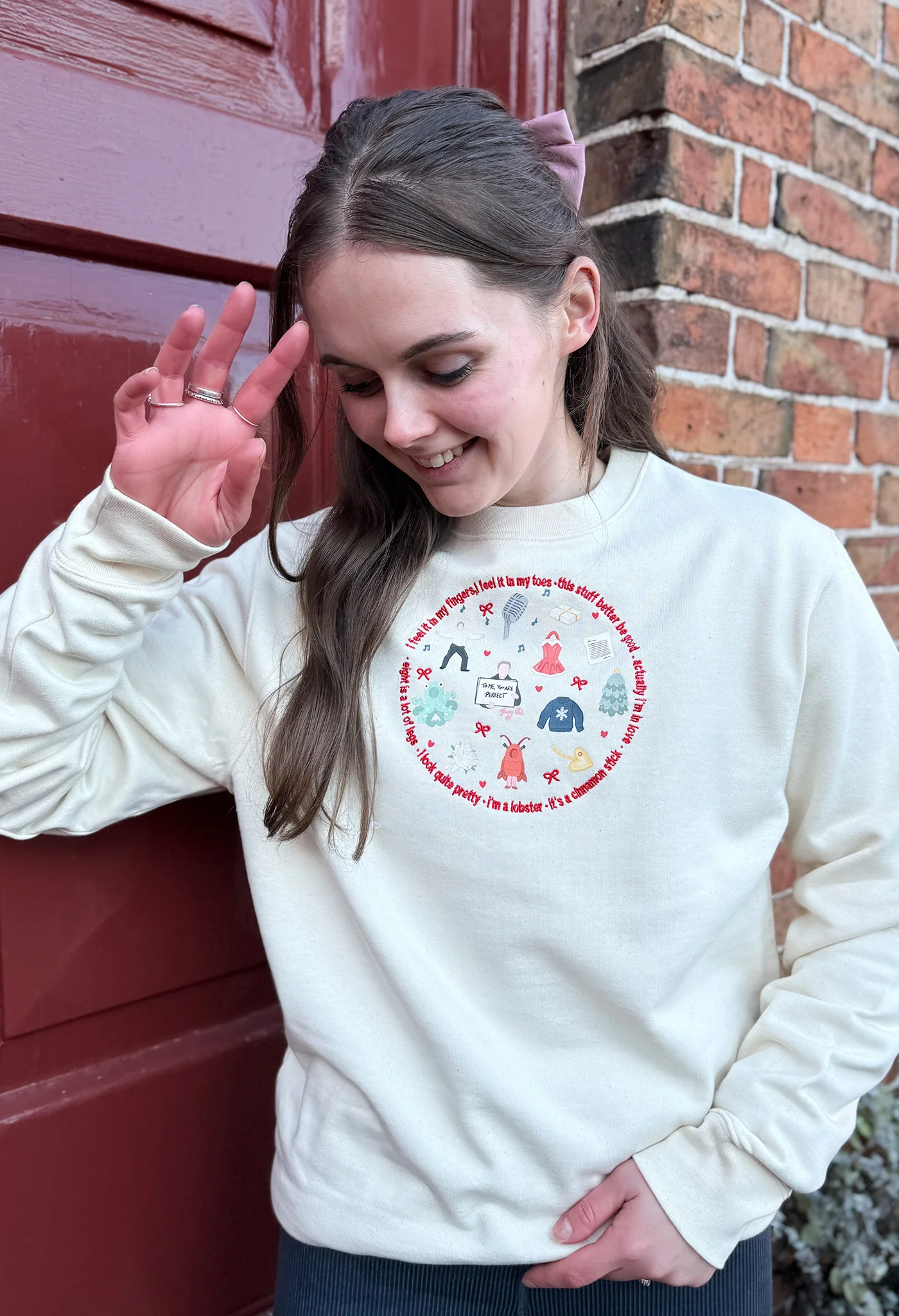 Love Christmas Organic Cotton Sweatshirt - Image 12