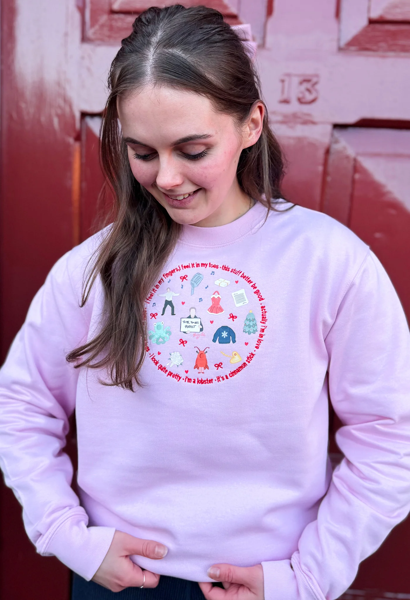 Love Christmas Organic Cotton Sweatshirt - Image 16