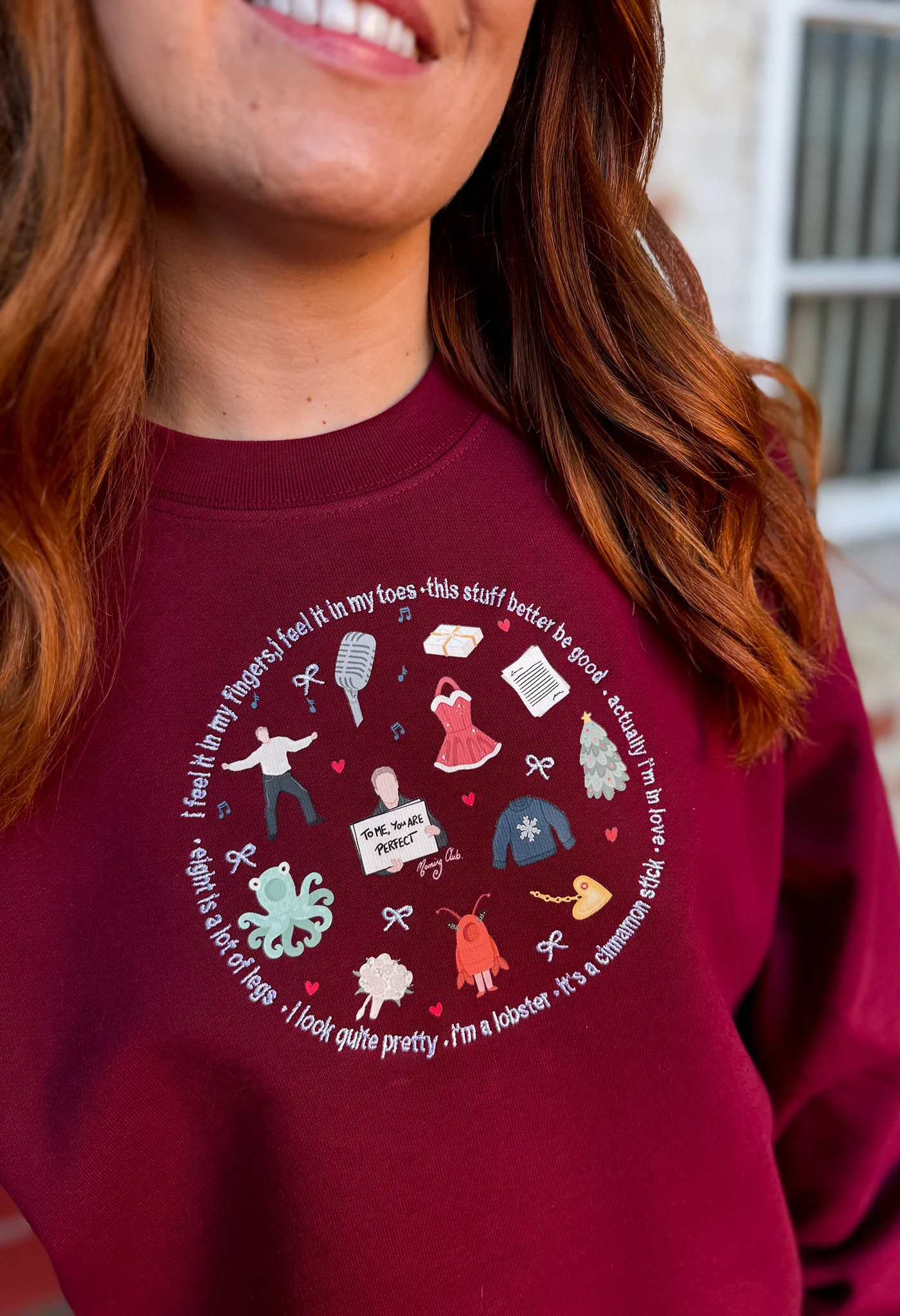Love Christmas Organic Cotton Sweatshirt - Image 2