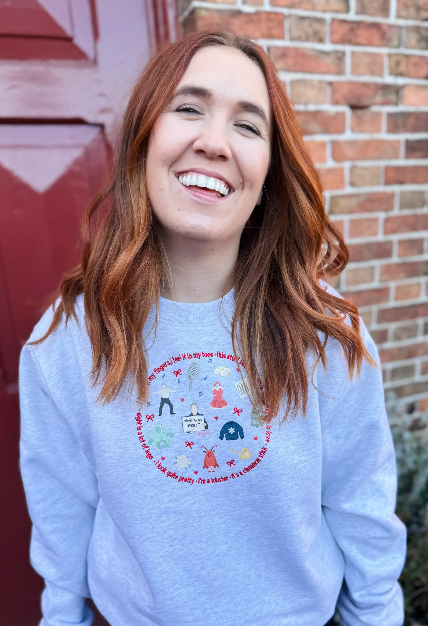 Love Christmas Organic Cotton Sweatshirt - Image 4